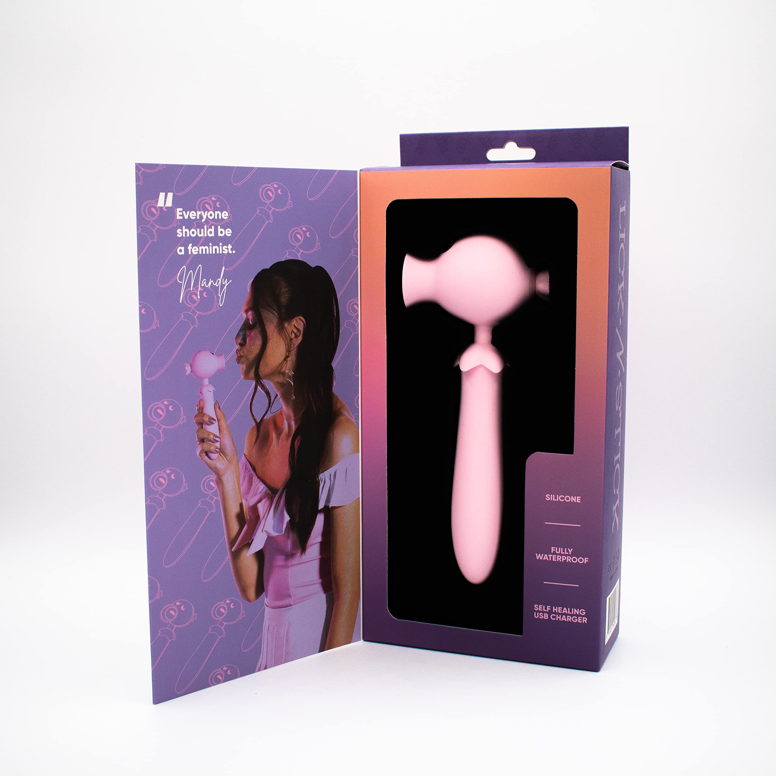 Amazon.com: Natalie's Toy Box Lick N' Stick Clit Flicker & G-Spot Vibrator,  Dual Motor 2in1 Rechargeable Waterproof Massager for Clitoral Vaginal &  Anal Stimulation, 20 Functions, ABS Silicone Adult Sex Toy :