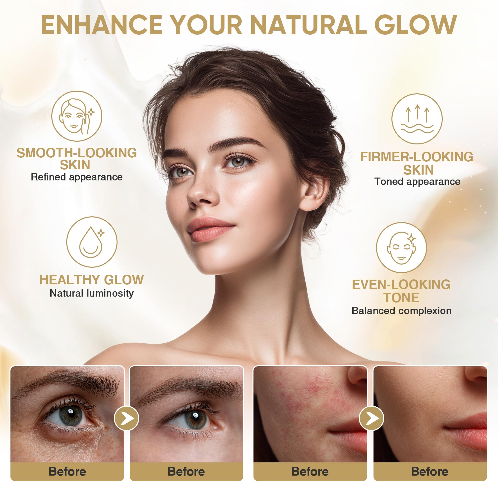 4D Contour-Fit LED Light Therapy Mask for Face & Neck, Red Light Therapy Mask with 7 Colors & NIR Light view 3