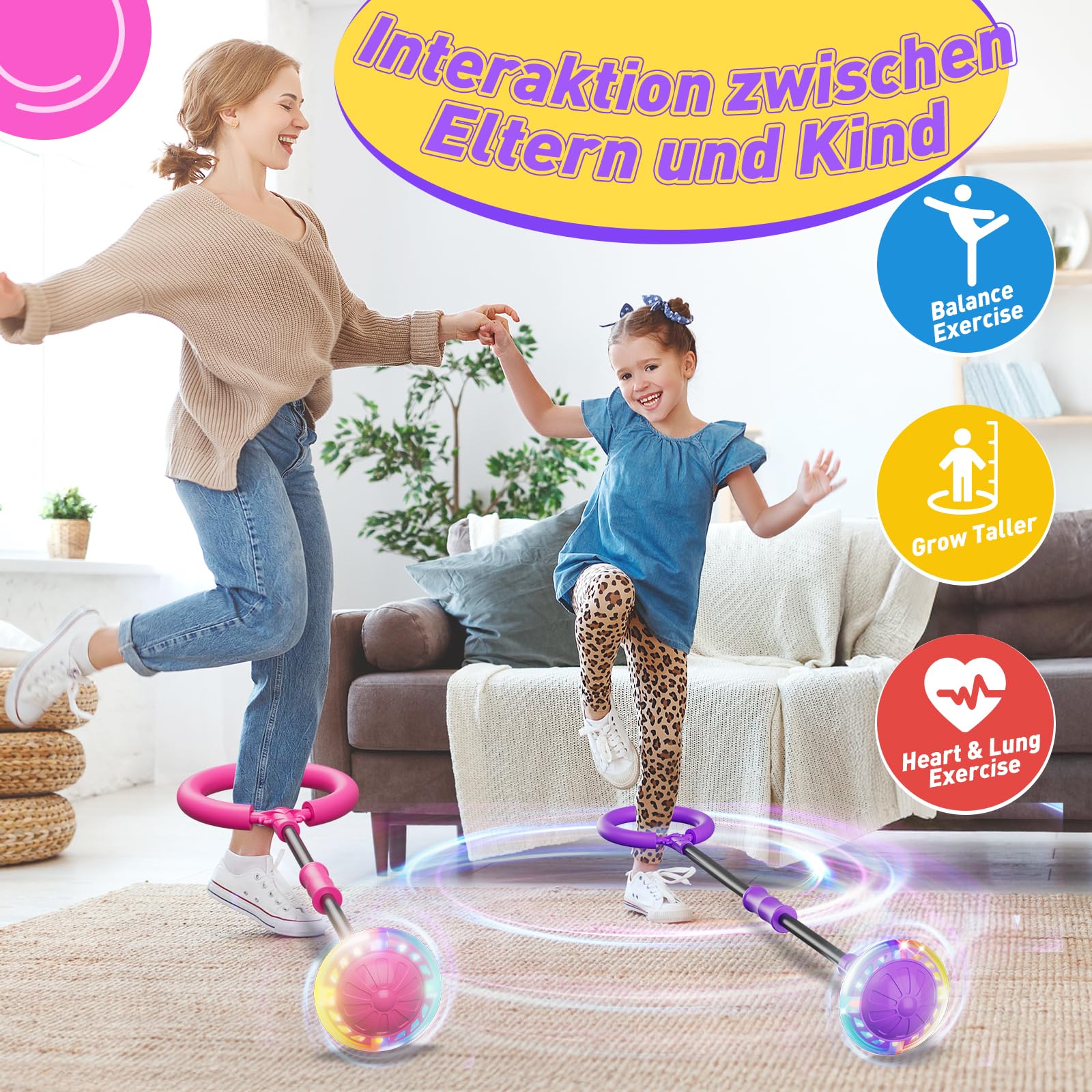 Hot Bee Anneau de saut d'obstacle clignotant pour enfants avec compteur, minuterie, compteur de calories, jouet cadeau pour filles de 6 à 12 ans, roue swing rechargeable, avec roue lumineuse, Noël,