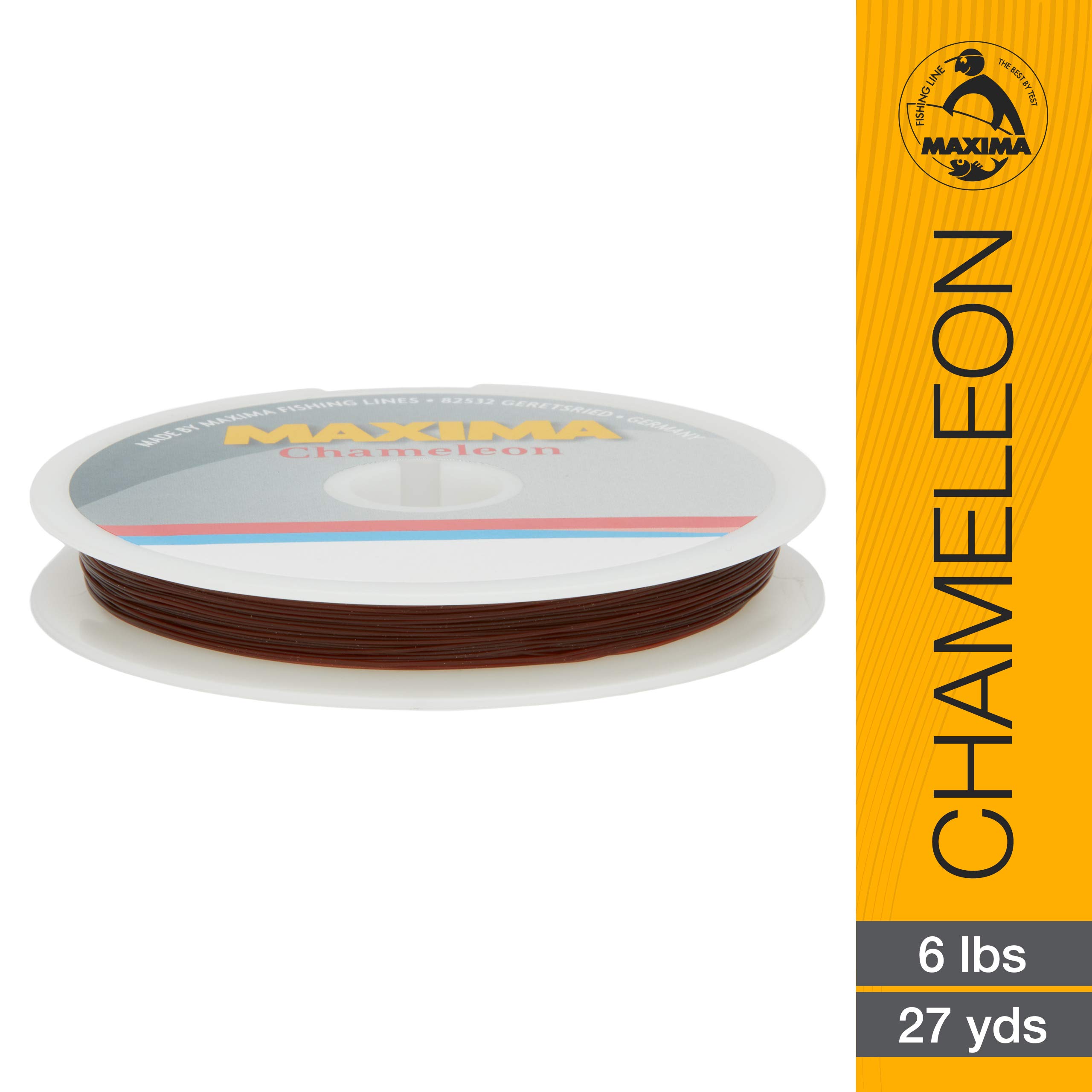 Maxima Fishing Line Leader Wheel, Chameleon, 6-Pound/27-Yard