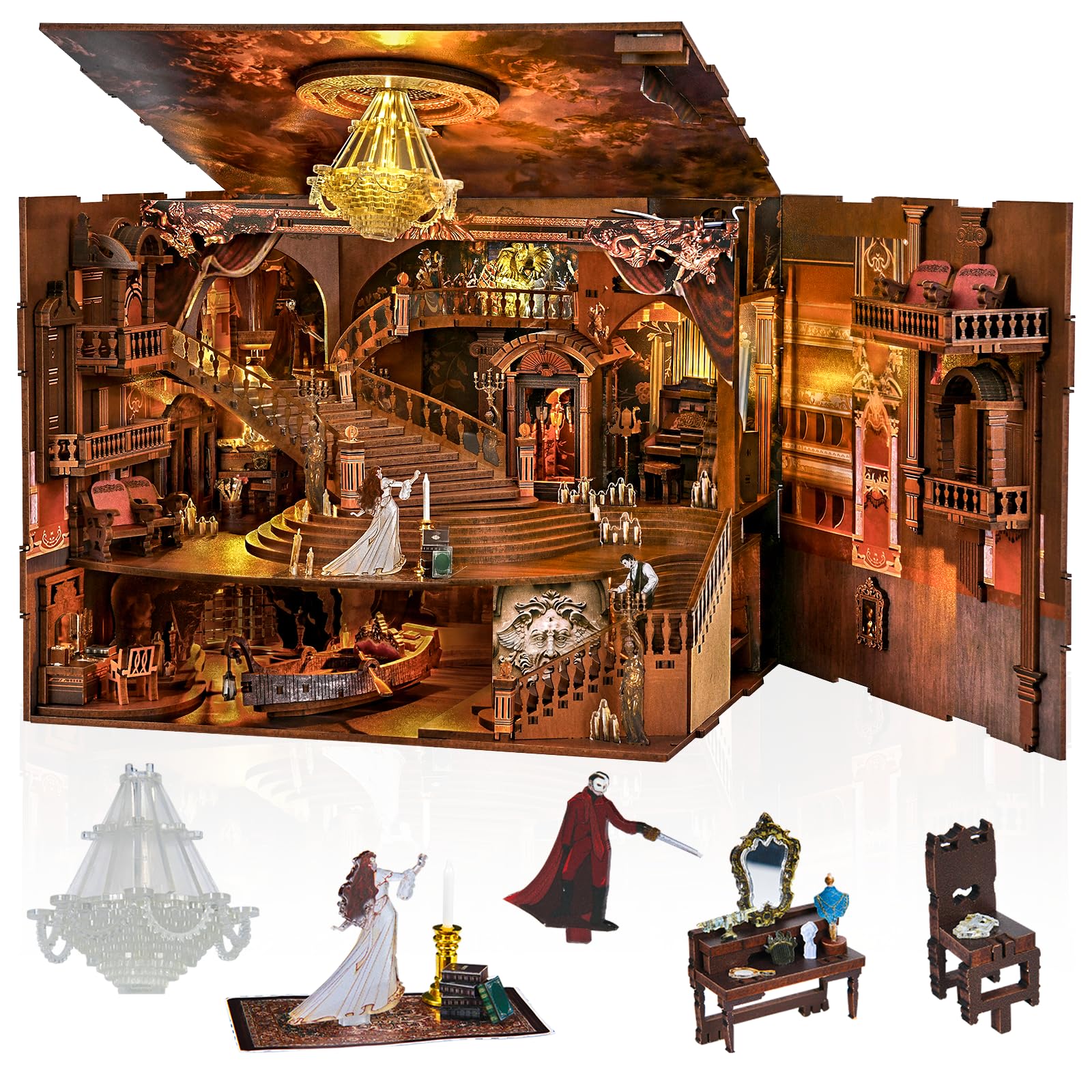 Amazon.com: CCCDF Book Nook Kits for Adults, DIY Miniature House