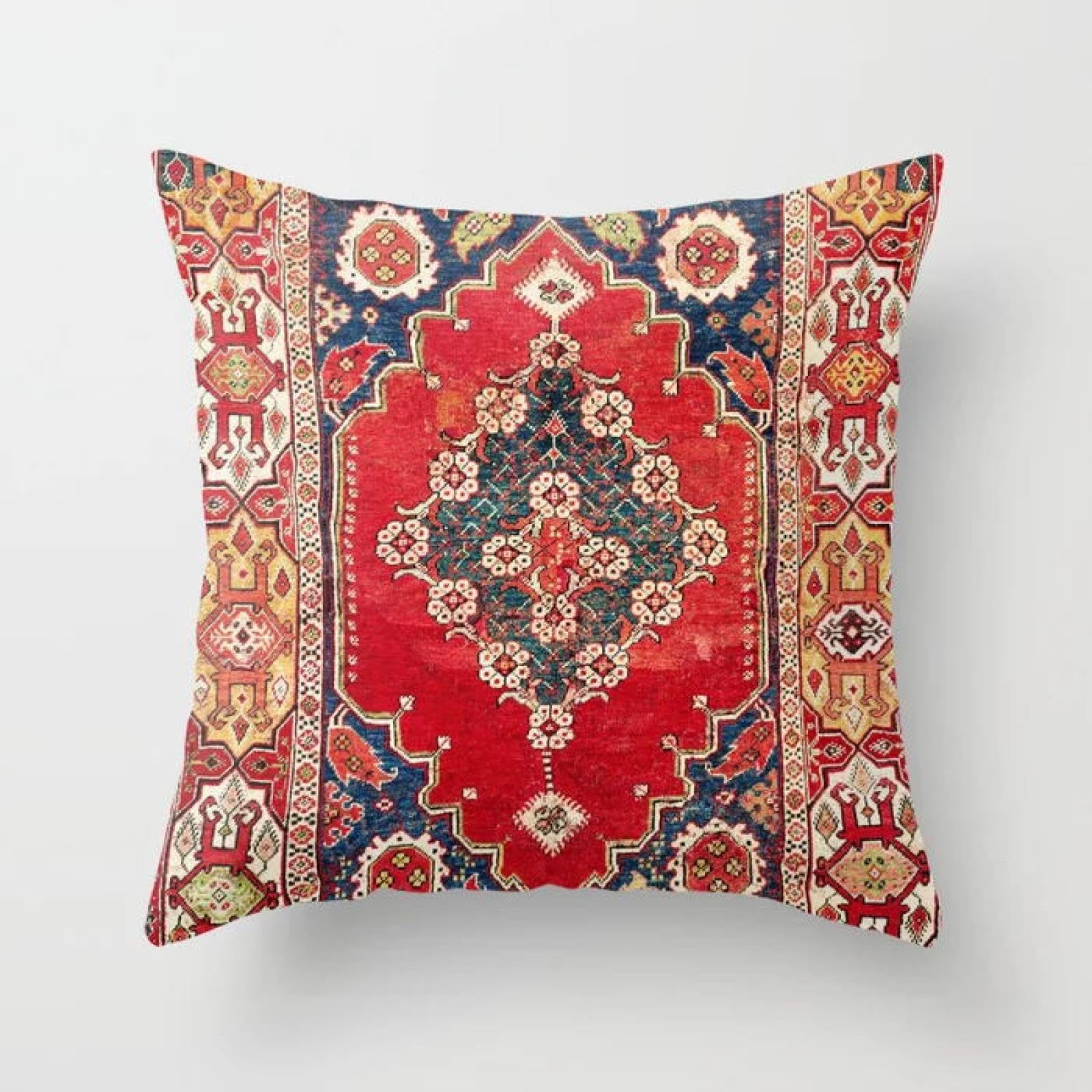 tuactMoroccan Style Throw Pillow Living Room Bedroom Cushion Lumbar Pillow Cushion