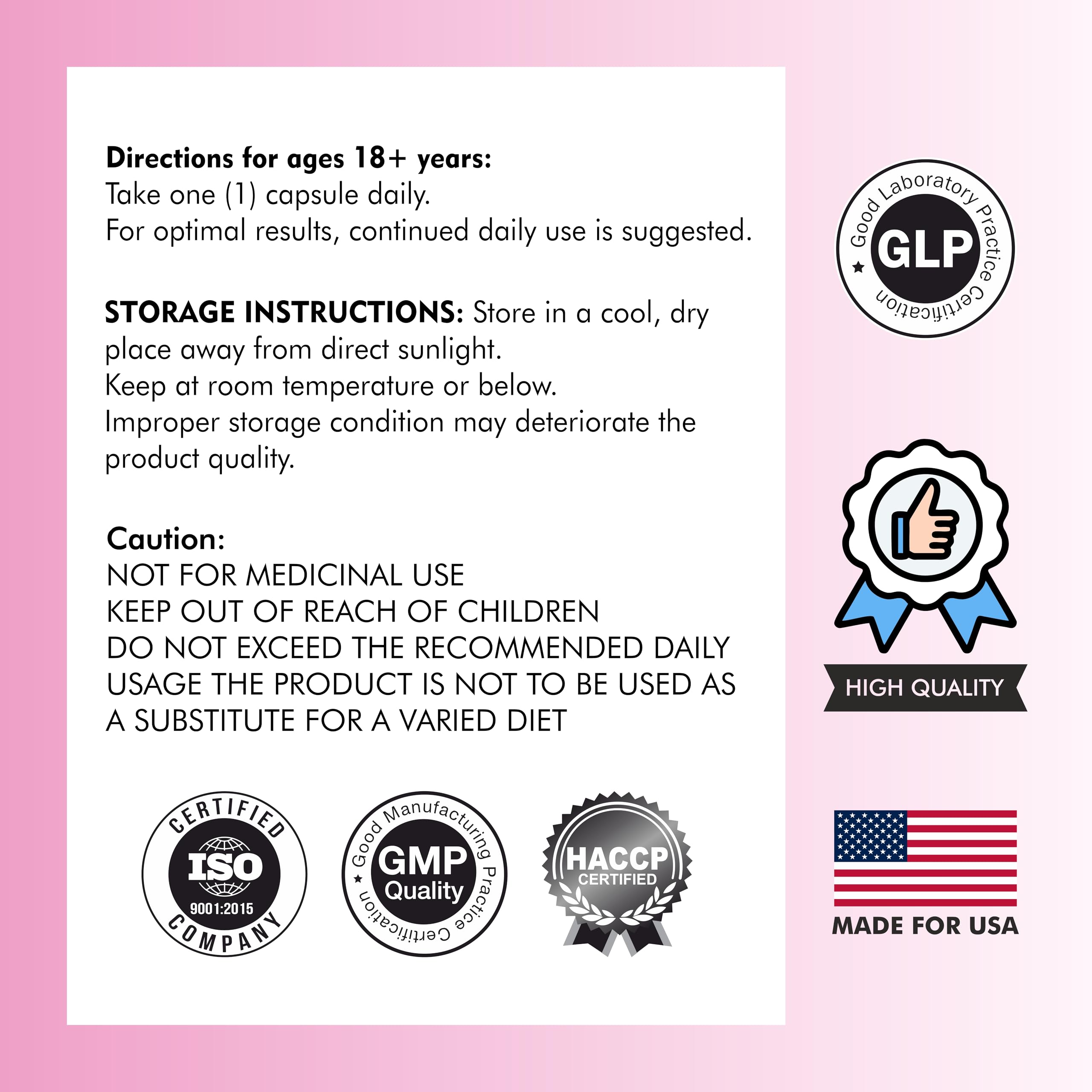 Lactoferrin with Zinc and Vitamin E for Men & Women Boosts Immunity, Regulates iron metabolism, Digestion support - 60 Veg Capsules — Amazon image 4