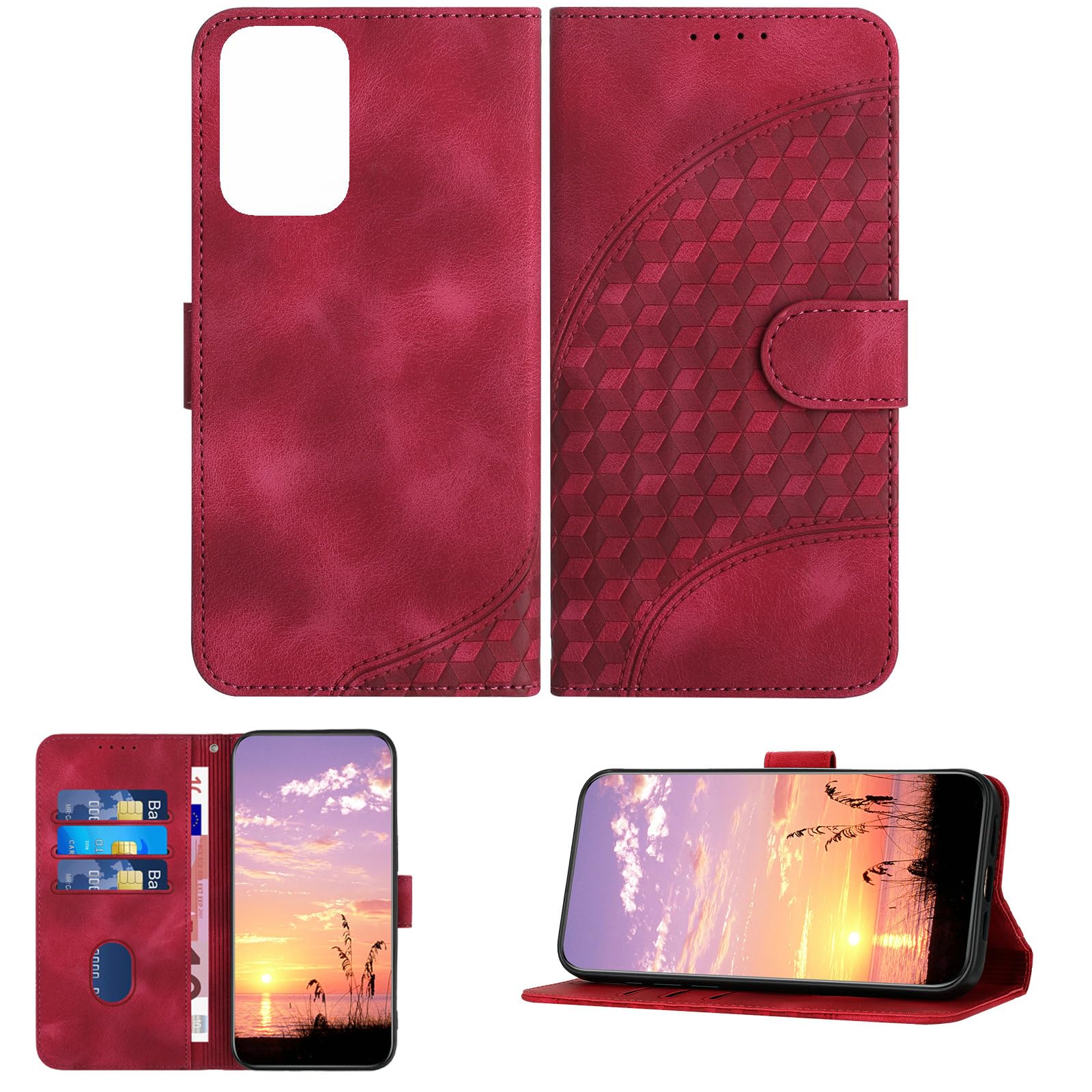 Zip Wallet Case Leather Flip Cover For Xiaomi Redmi Note 9 10 Pro - View #5