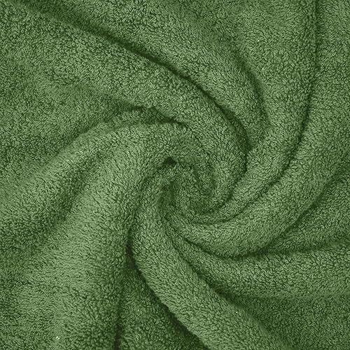 Miniatura 4 de DAN RIVER Toalla de baño extragrande 100% algodón de 40 x 80 pulgadas, paquete de 1 toalla de baño extragrande de 21.16 ozm, altamente absorbente y