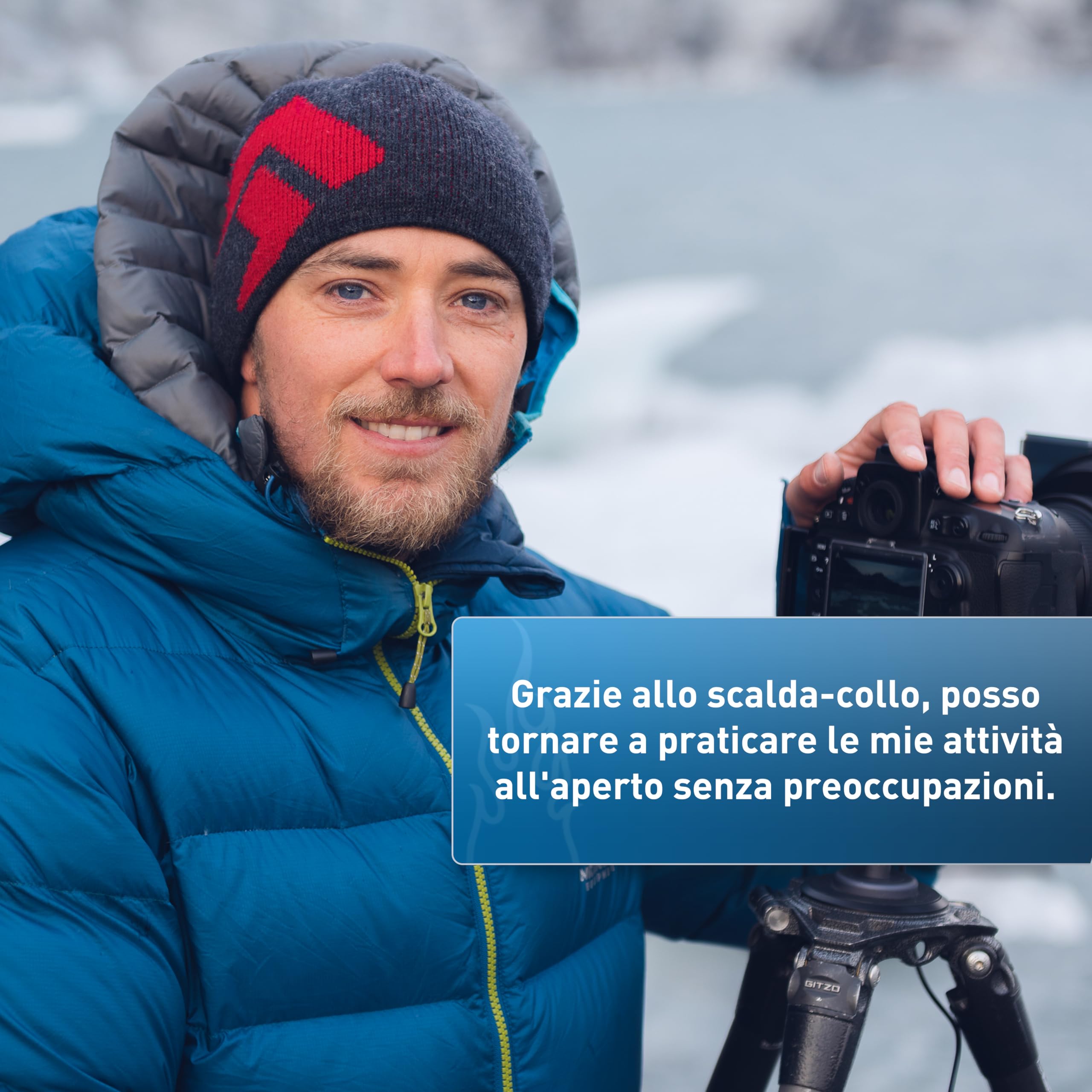 THE HEAT COMPANY Scalda-Collo - EXTRA CALDO - adesivo - Scaldacorpo - 18 ore di piacevole calore - pronti all'uso - autoriscaldante - puro naturale - 3 pezzi