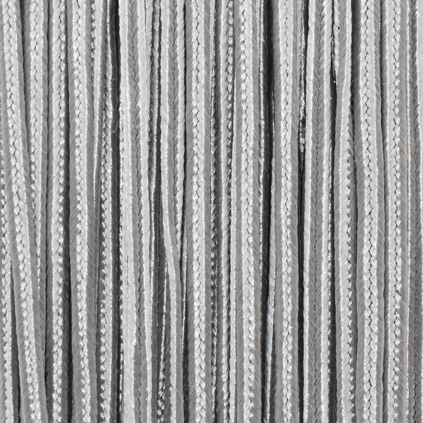 Silky Russia Soutache Braid Trim Cord, 3mm Wide, Multi-Colour Decorative Trim (Grey, 5 Metres)
