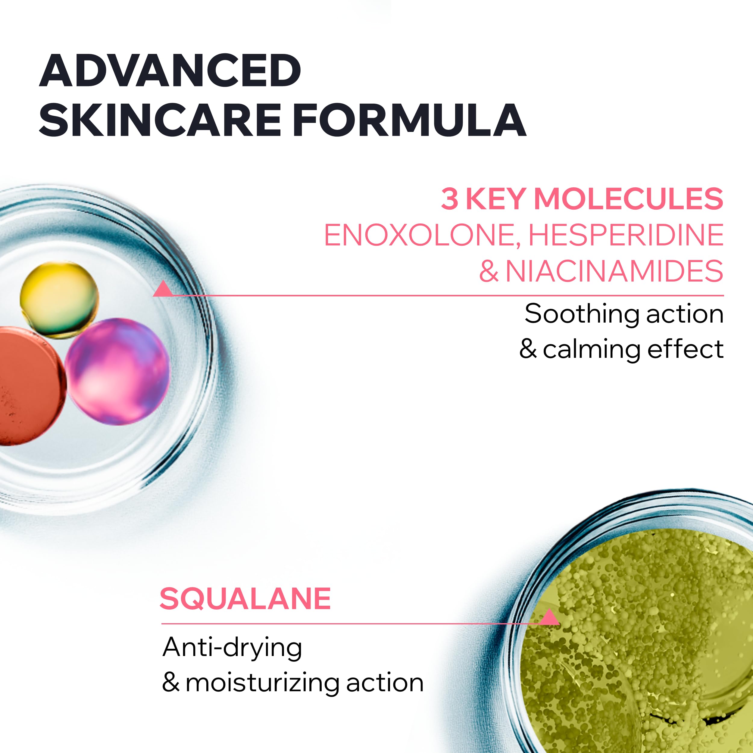 Uriage Roseliane Smoothing Serum, Visibly Calms Redness, Heating Sensations, Fine Lines, Face, Hesperidin, Enoxolone, Niacinamide, Squalane, Uriage Thermal Water
