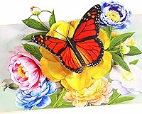 Vista 9 de Tarjeta emergente de flor de cerezo, tarjeta de cumpleaños 3D con flores emergentes, 15x20 cm, regalo ideal para cumpleaños, día de la madre