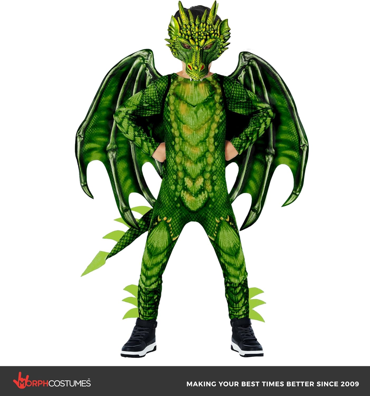 Morph Dragon Costume For Kids, Dragon Wing Costumes For Boys, Halloween Costumes Kids, Boys Halloween Costume - Image 4