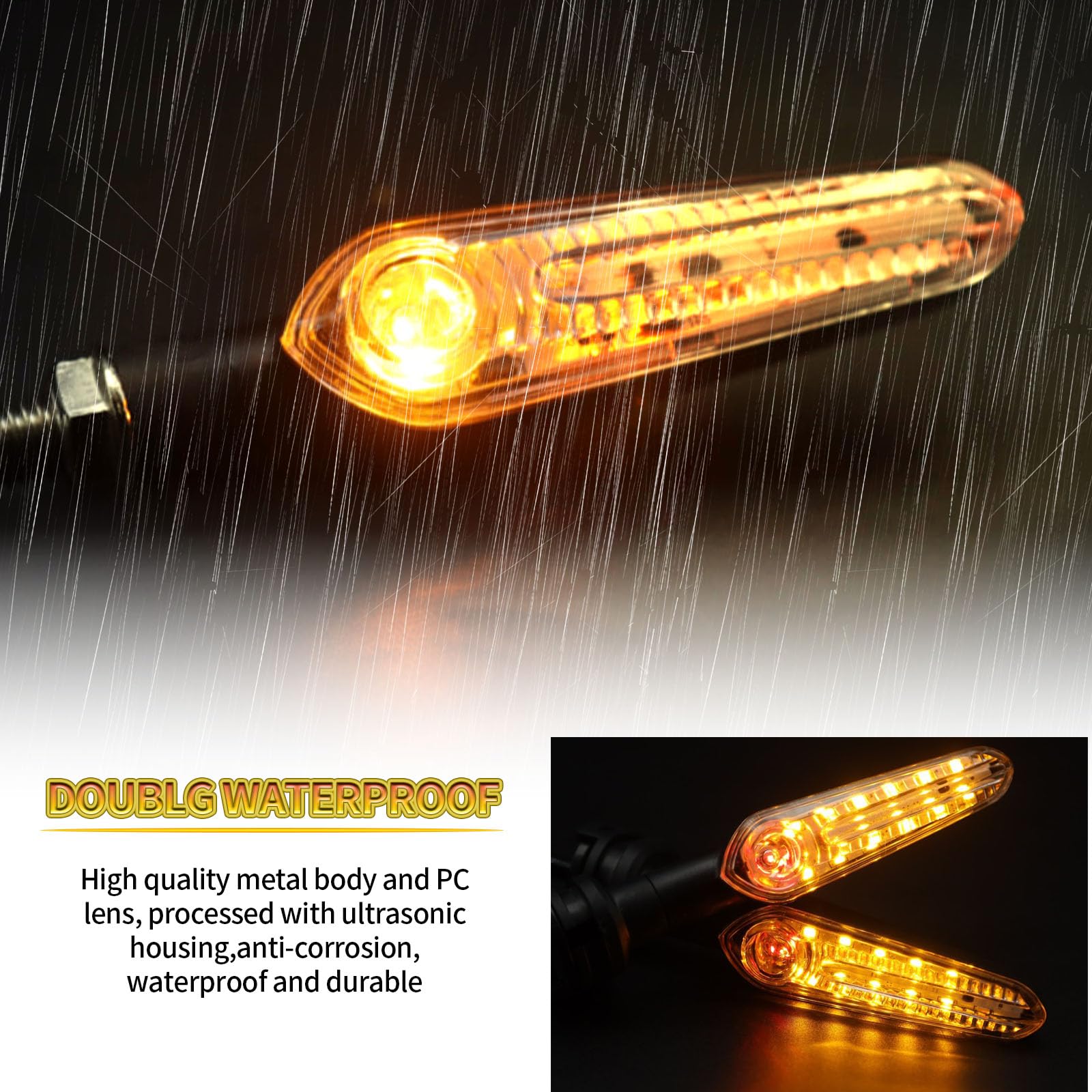「YAMAHA」電飾イルミ Amazon.com: CADUFUELLY 2PCS LED Turn Signal Lights