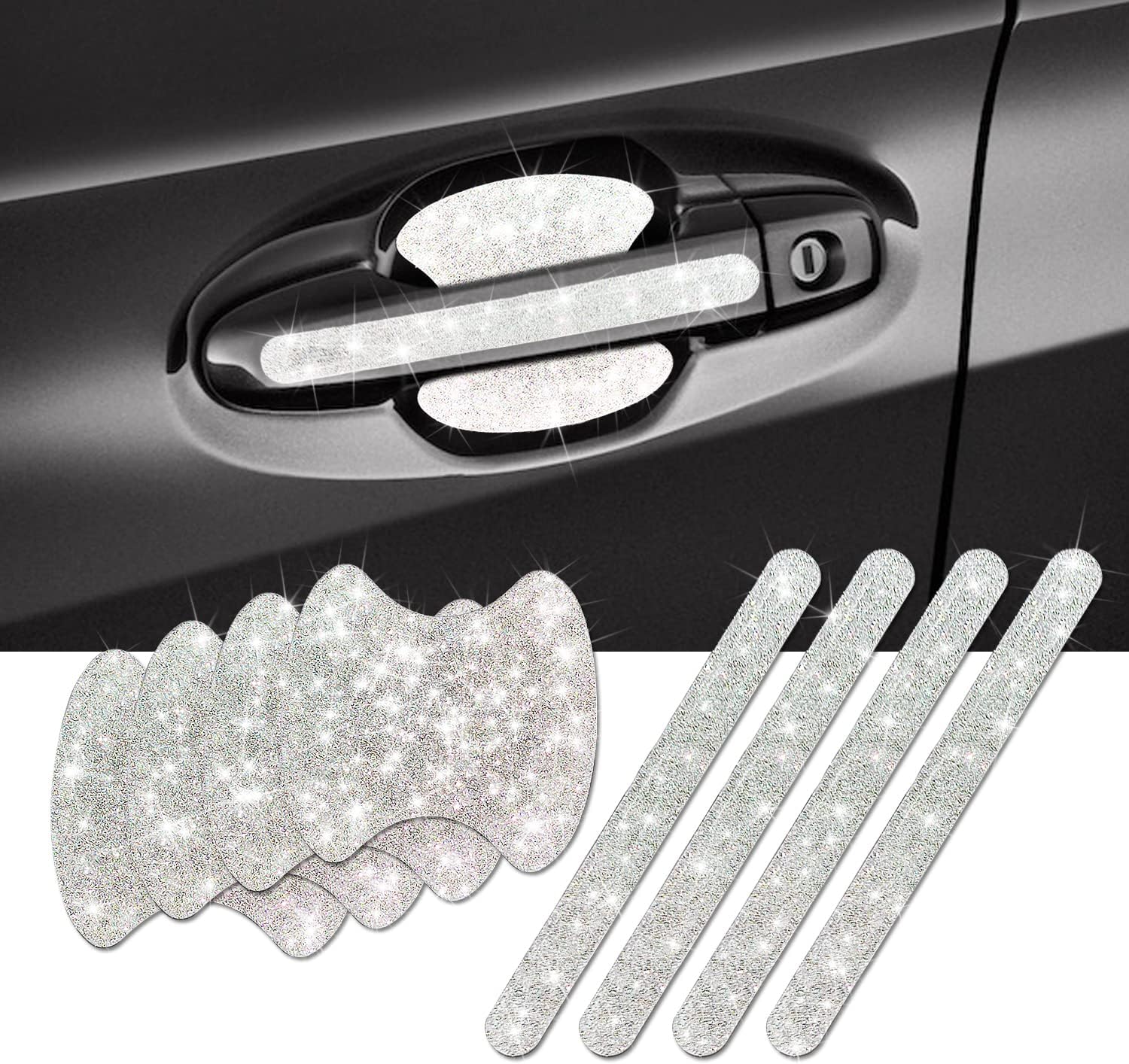 Car Door Handle Protector Bling Car Door Handle Cup Sticker