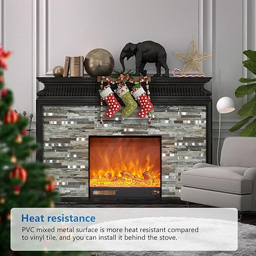 Miniatura 6 de Midcard 24 hojas de azulejos de pared de PVC para salpicaduras, para salpicaduras de cocina