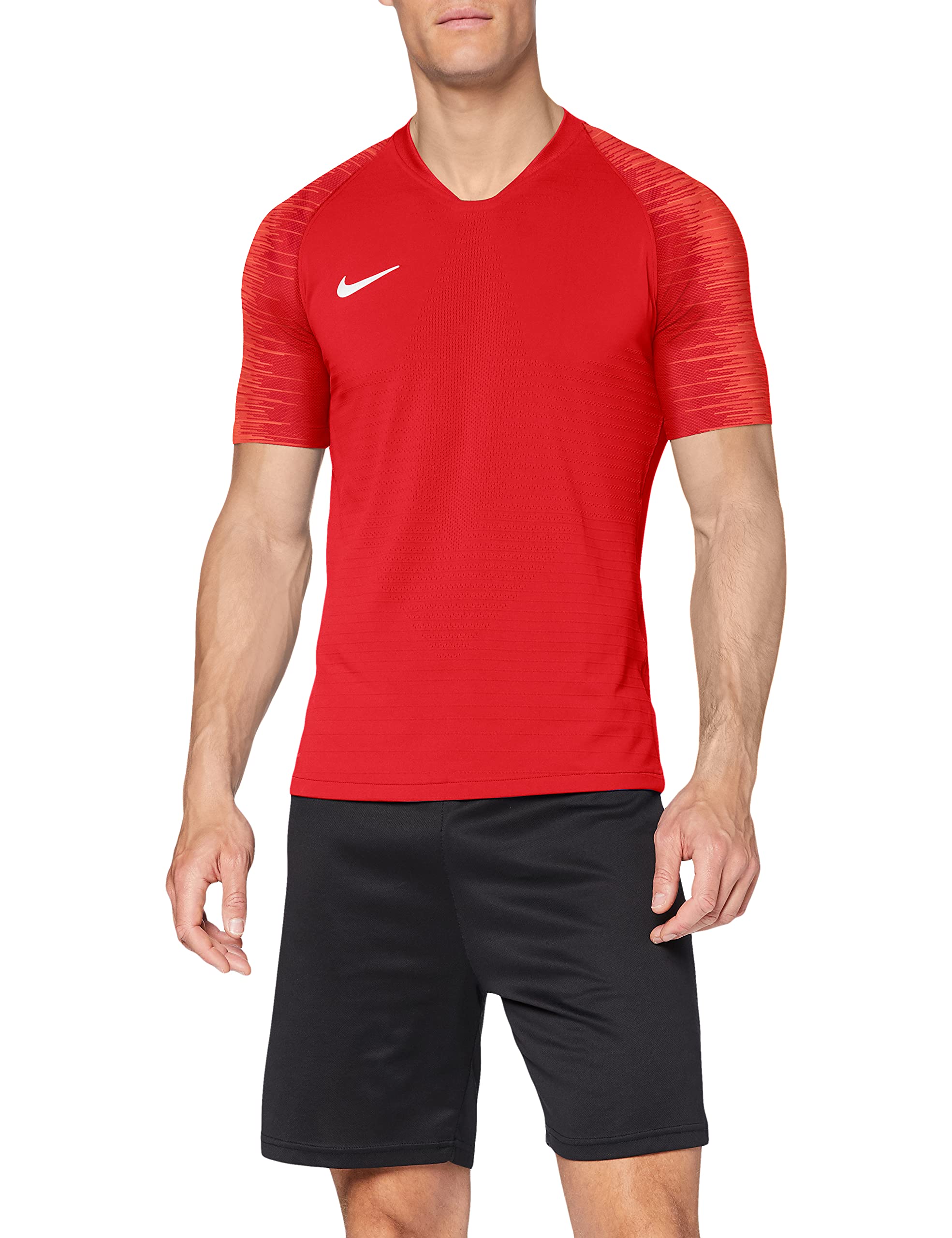 NIKE Men Vapor Knit Jersey II Jersey - University Red/Bright Crimson/White, X-Large
