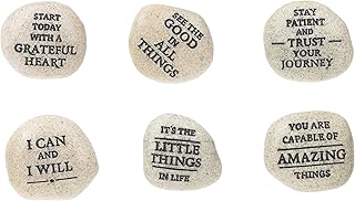 Ganz In all things be grateful charm token rock ~ Inspirational Phrase will Vary