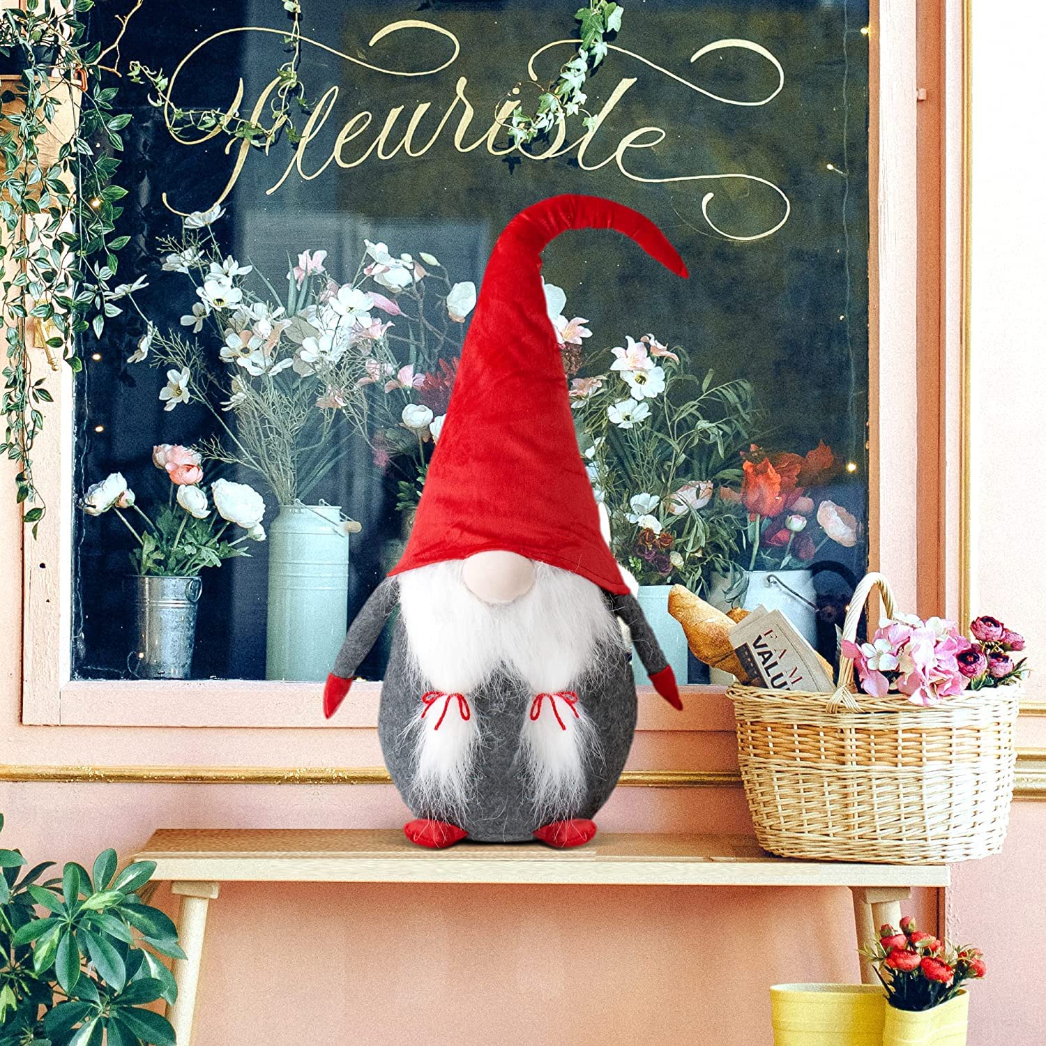 giant stuffed gnomes