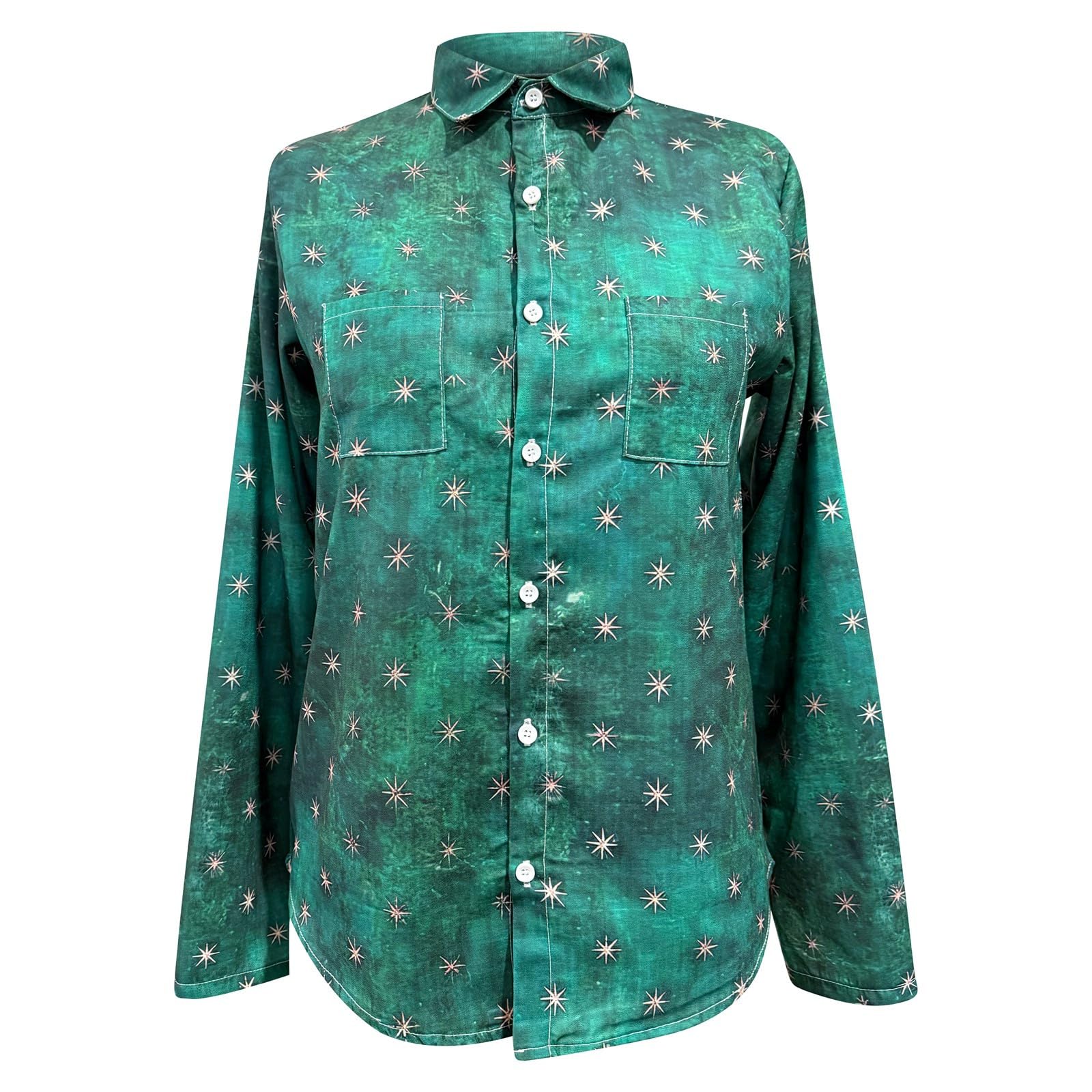 Camicie estive da donna in lino con bottoni casual alla moda 2025 con colletto grafico Camicette in cotone di lino vestibilità ampia abiti da donna a maniche lunghe primavera tuniche da donna