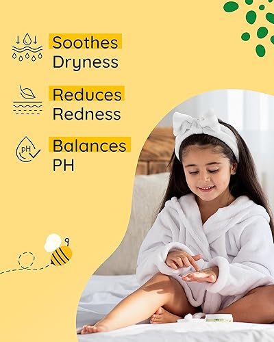 Miniatura 4 de Crema de avena coloidal ultra calmante con miel de manuka, crema para eczema para niños y adultos, loción antipicazón sin esteroides para aliviar la