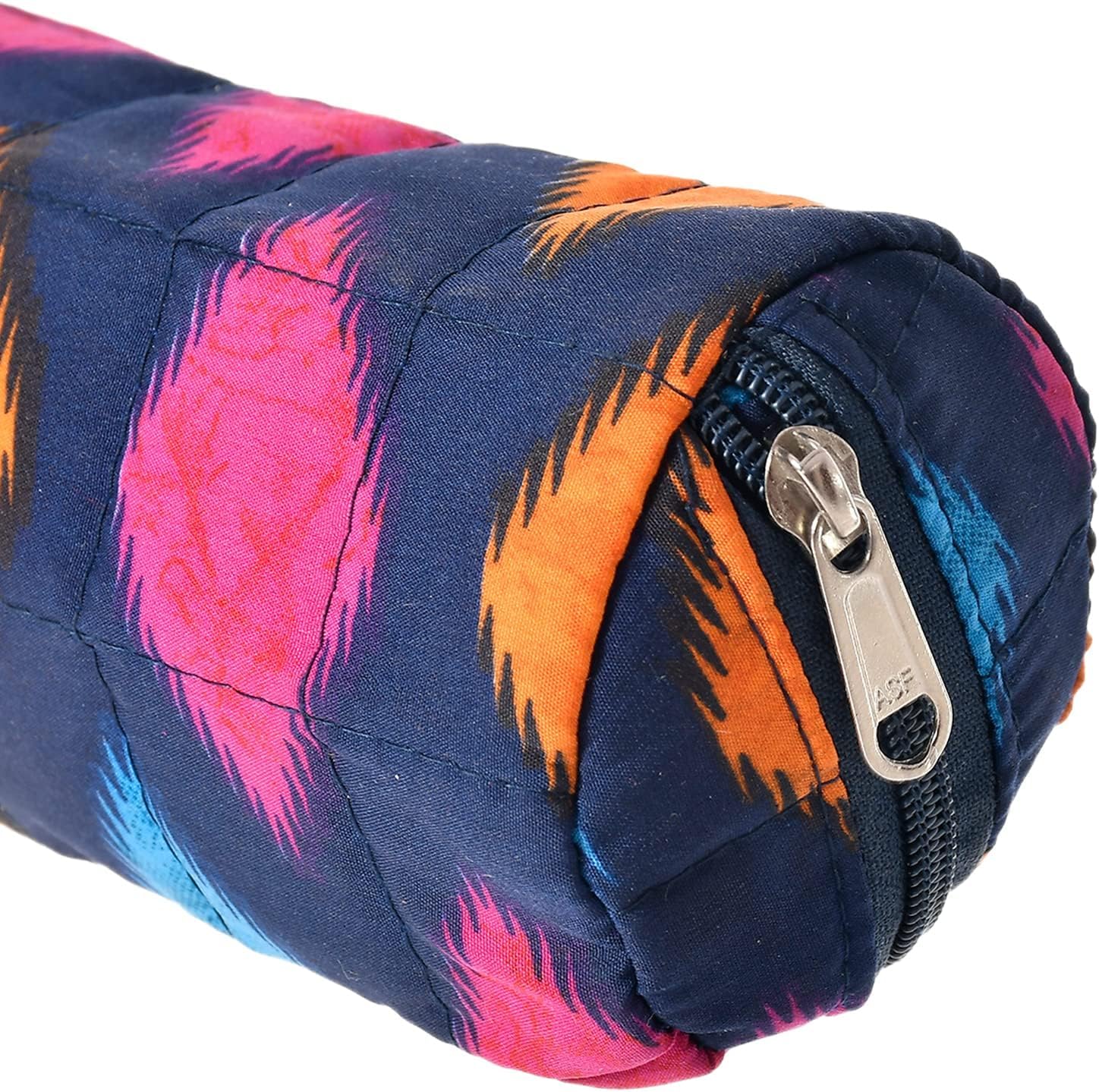 Printed Single Rod Cotton Bangle Organizer/Case/Holder/Pouch- Pack of 2 (Blue)