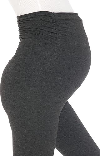 Miniatura 7 de Leggings Depot - Leggings de maternidad para mujer, sobre el vientre, mallas de yoga casuales para embarazo