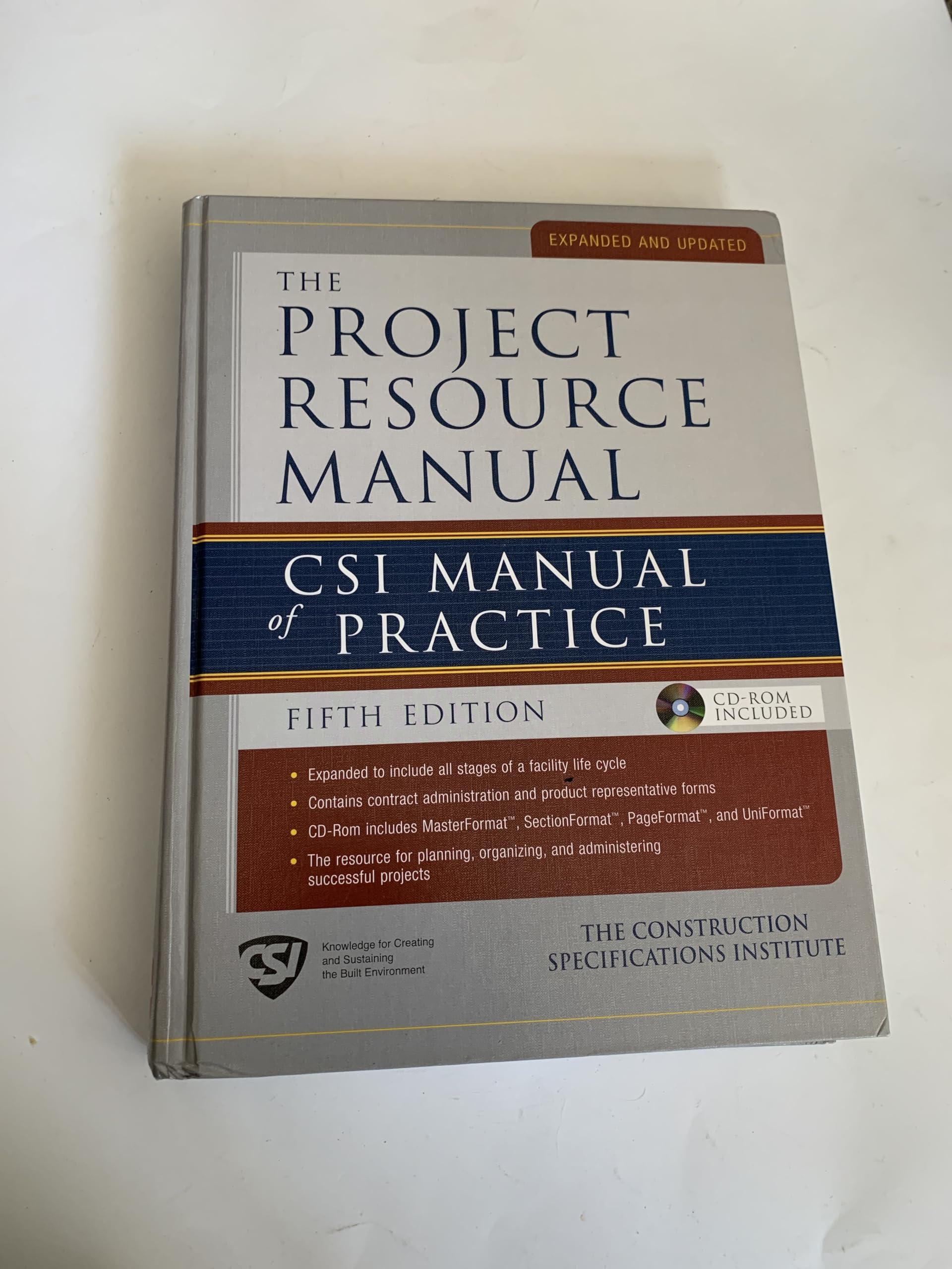 CSI Manual of Practice livre pour éviter les litiges de construction d'immeuble