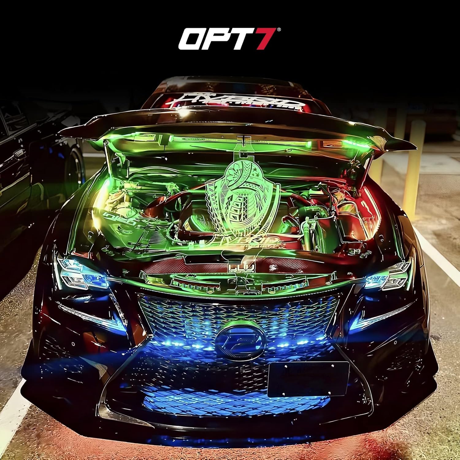 OPT7 Aura Engine Bay RGB LED Lighting Kit w/Wireless Remote