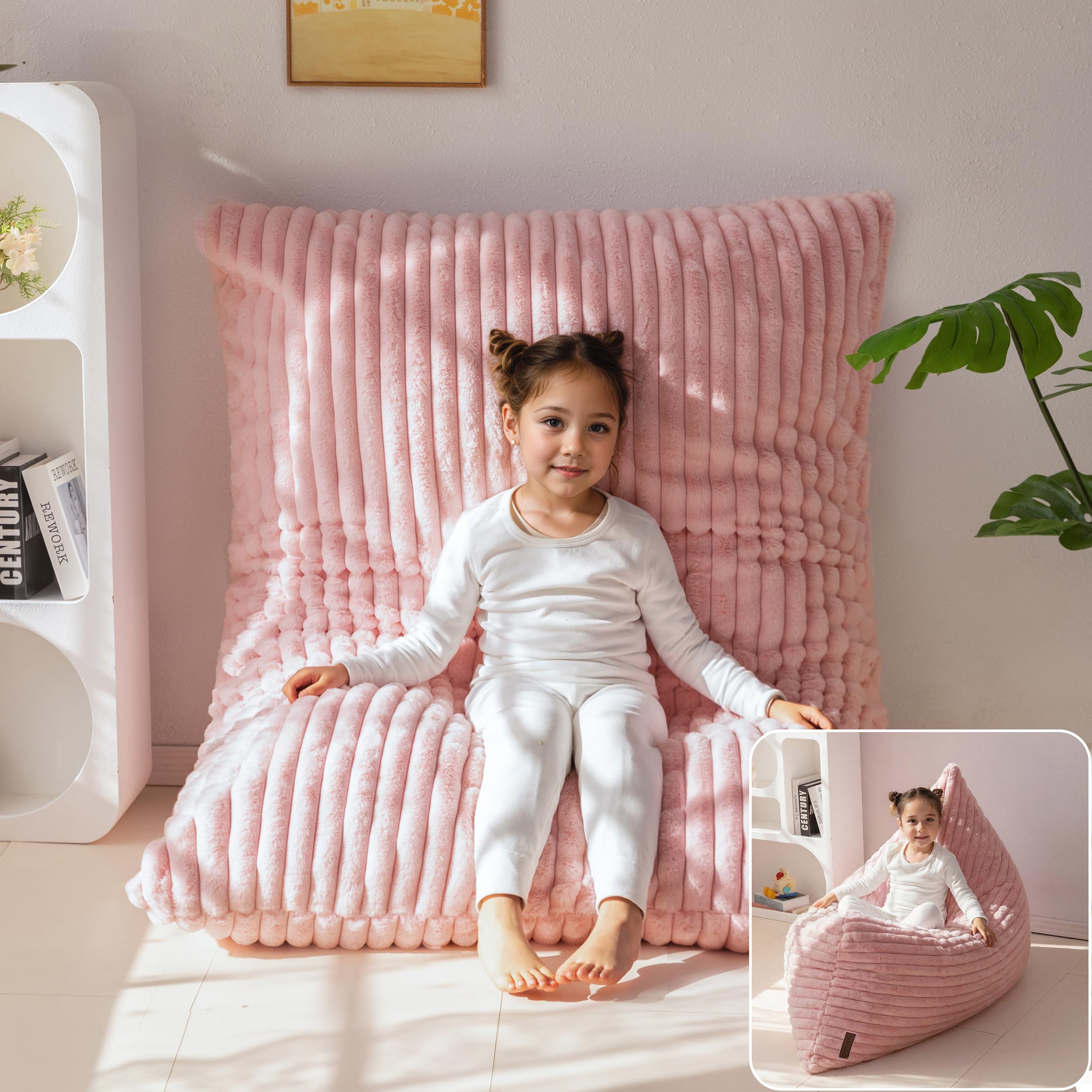 MAXYOYO 3 in 1 Kids Bean Bag Chair