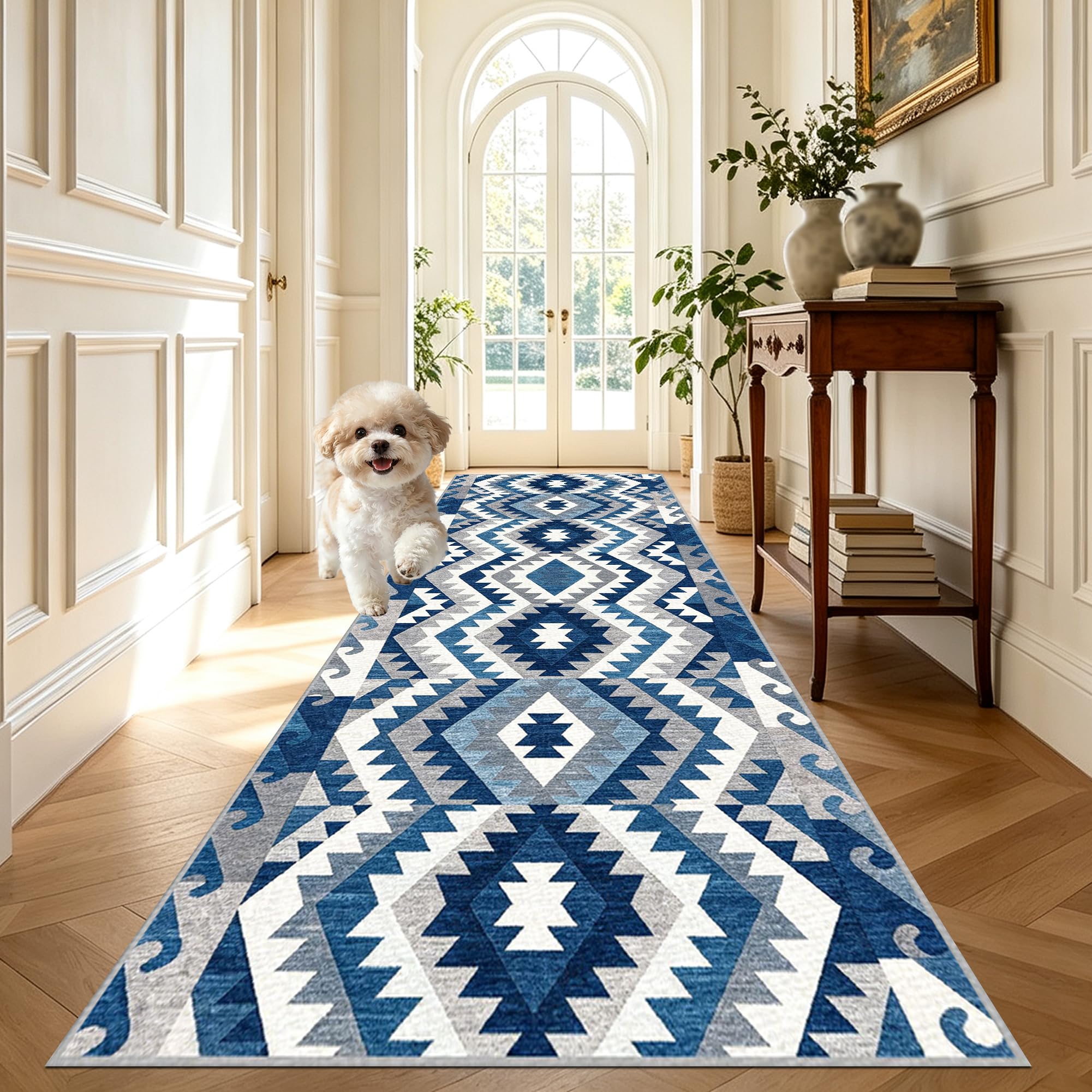 Długi dywanik do przedpokoju, można prać w pralce 40 x 200 cm