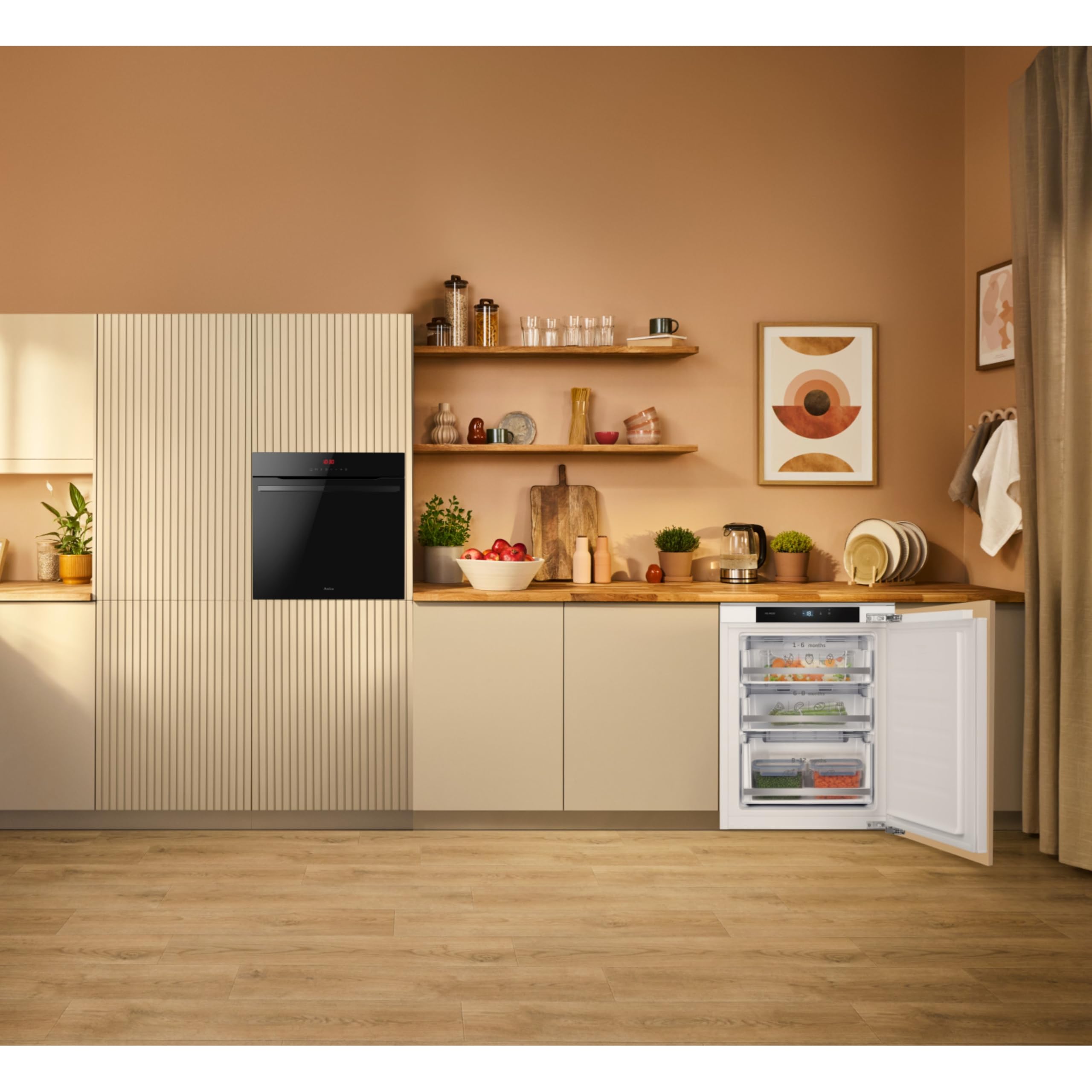 Amica EGSX 321 210 Gefrierschrank, 712 mm Nische, Festtür-Technik, Energieeffizienzklasse D