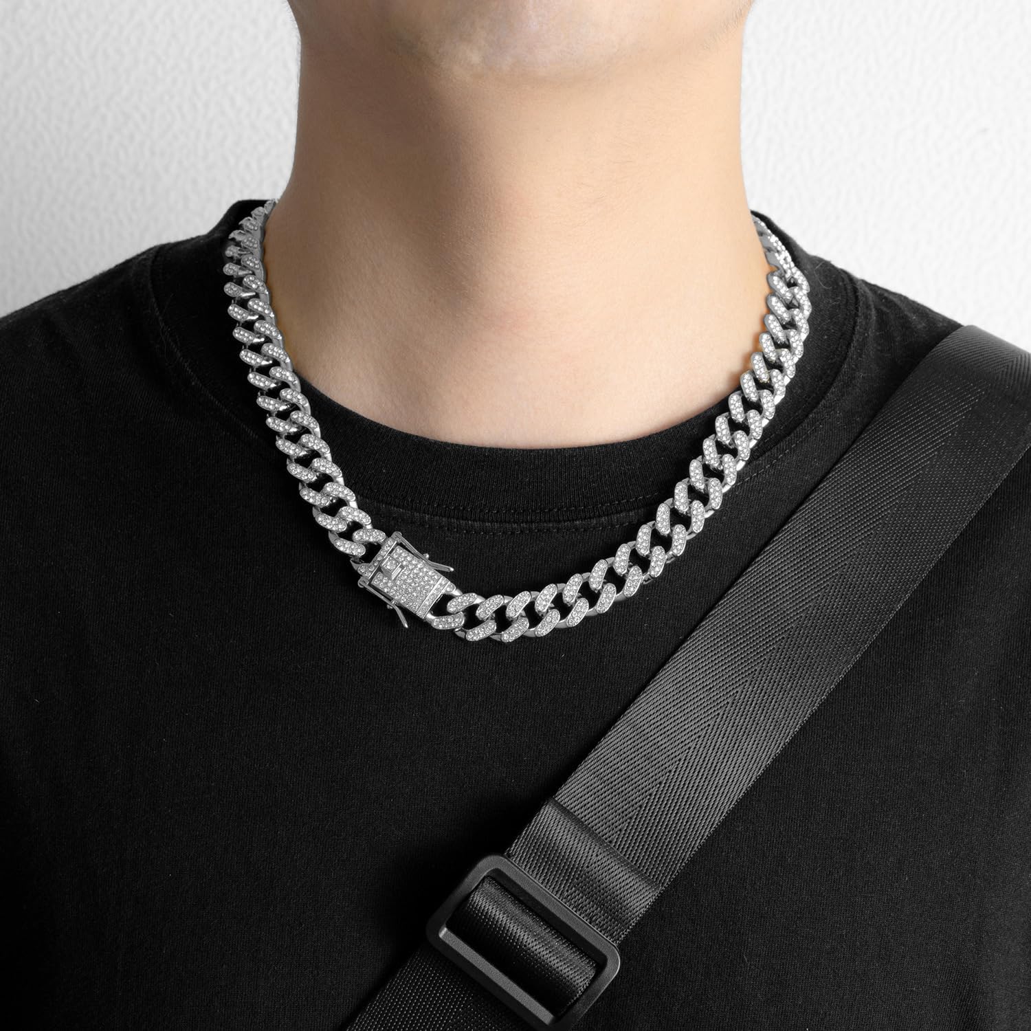 Hip Hop Uhren für Herren Iced-Out Bling Diamant Luxus Quarz Uhren mit Datum