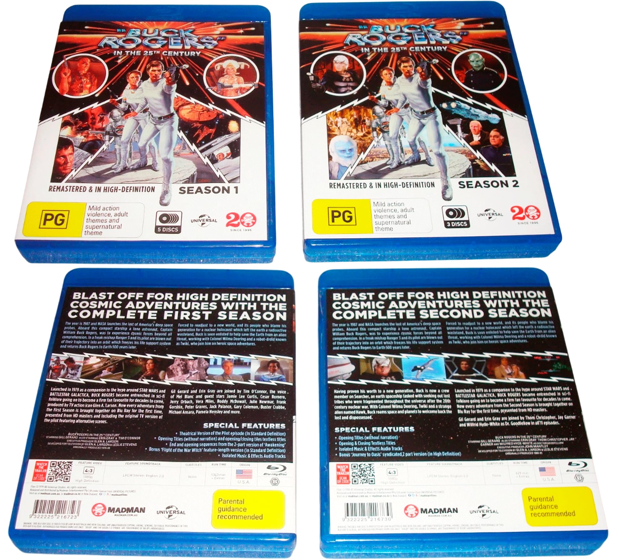 Buck Rogers in the 25th Century: The Complete Series [8-Disc Set] [1979-1981] [Blu-ray] [Region Free]