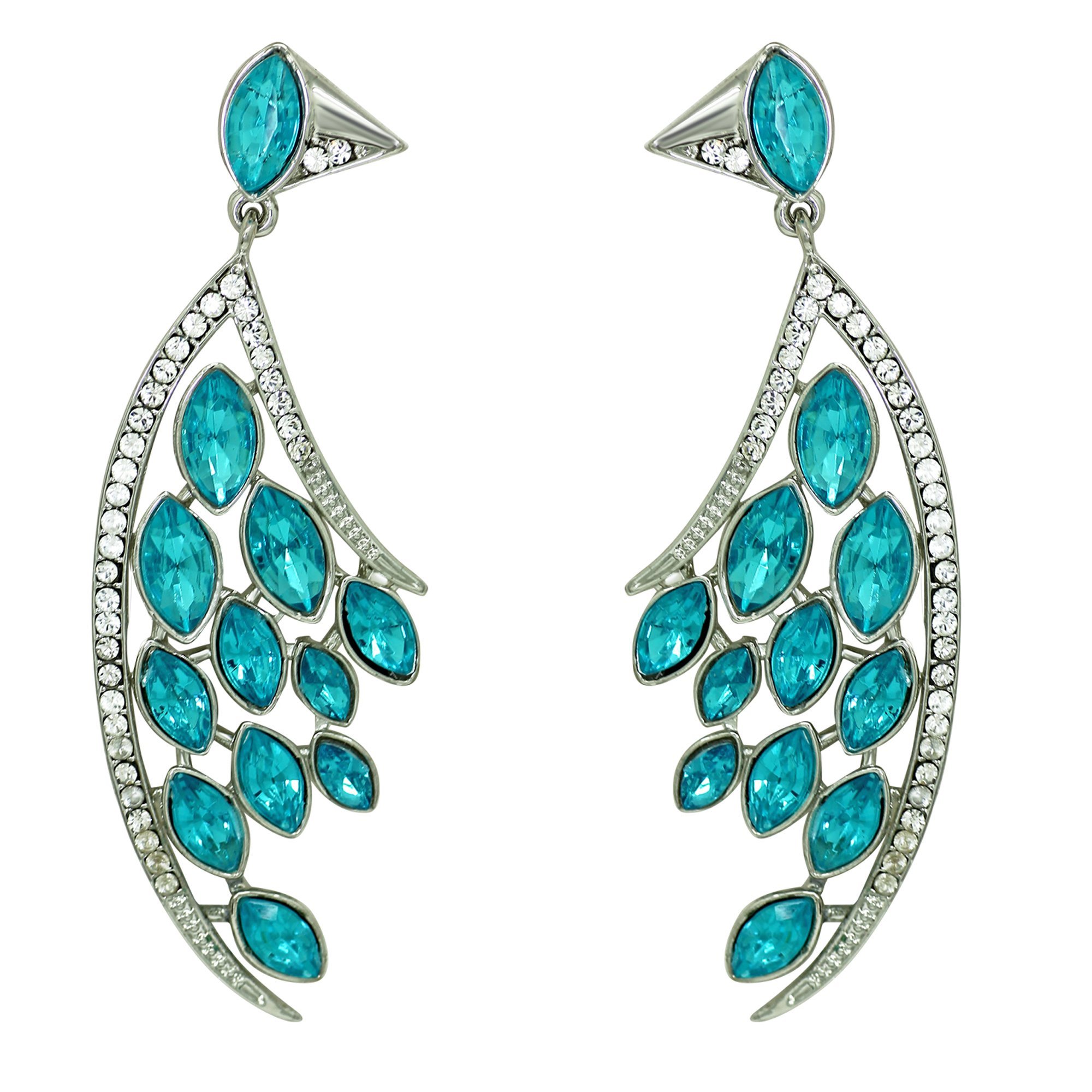 See full amazon price history chart for Mahi Feather Shaped Sky Blue Marquise Party Earring (Very Light Weight) For Women ER1109423R Mahi Feather Shaped Sky Blue Marquise Party Earring (Very Light Weight) For Women ER1109423R (B01NBARR7T) Amazon Price History, Amazon Price Tracker