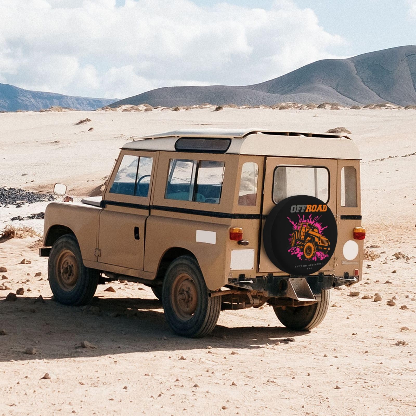 Housse De Pneu De Secours, Adventure Off-Road 4x4, Imperméables, Anti-poussière Pour SUV, Camping-car, Remorque, Sac De Pneu De 35,6 Cm