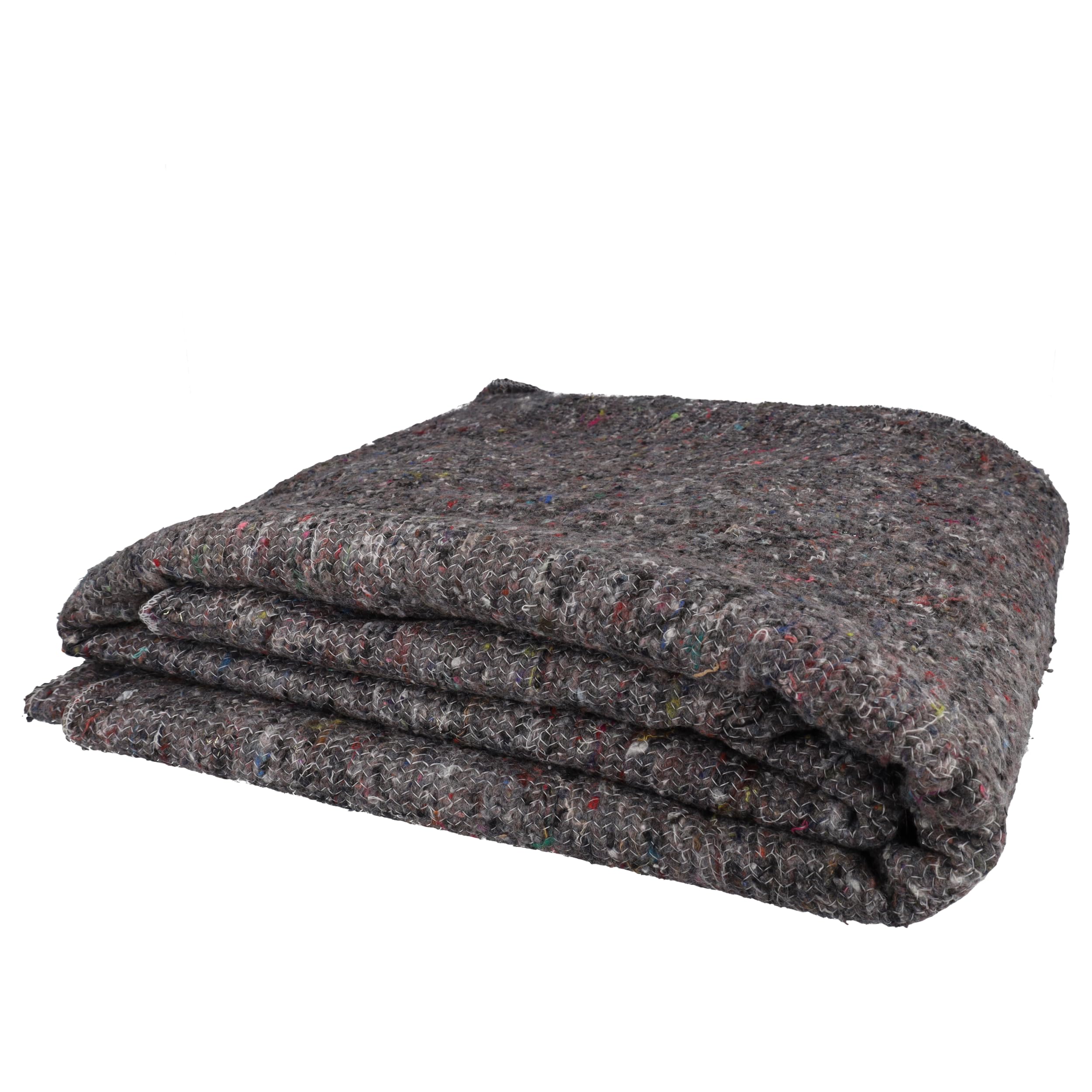 DULA Umzugsdecke 150 cm breit x 200 cm lang, Lagerdecken grau, Umzug, Decke für Umzug, 5 Stück