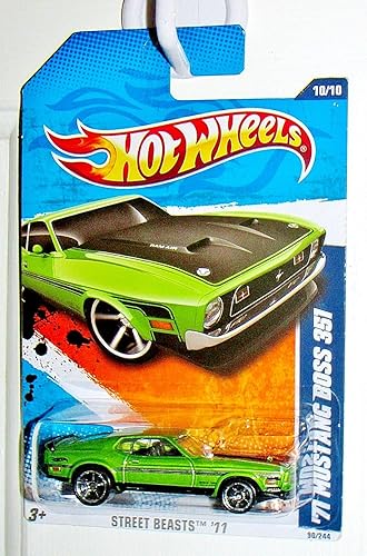 2011 Hot Wheels '71 Mustang Boss 351 Verde Claro # 90/244