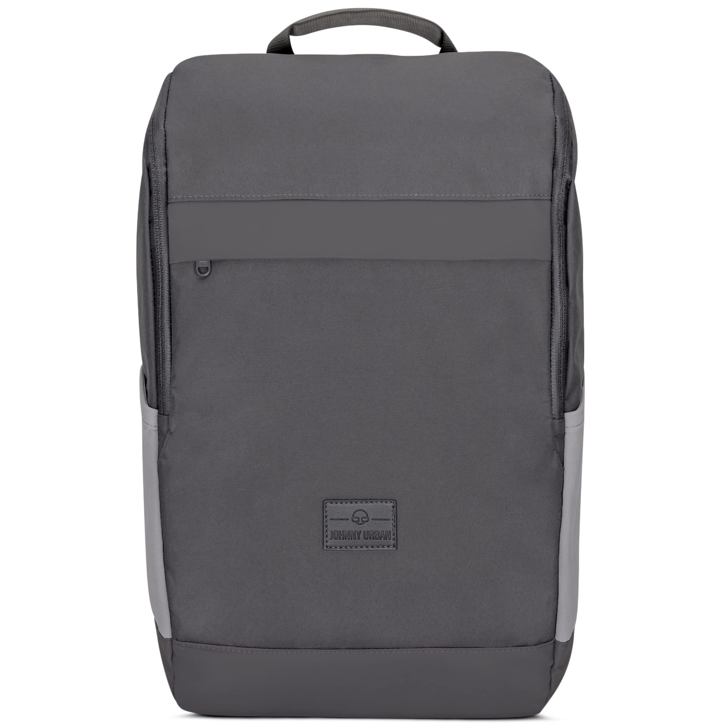 Johnny Urban Sac à Dos Femme et Homme Grigio - Jasper - Backpack pour l'École, l'Université - Compartiment Ordinateur Portable 15,6 Pouces - Hydrofuge
