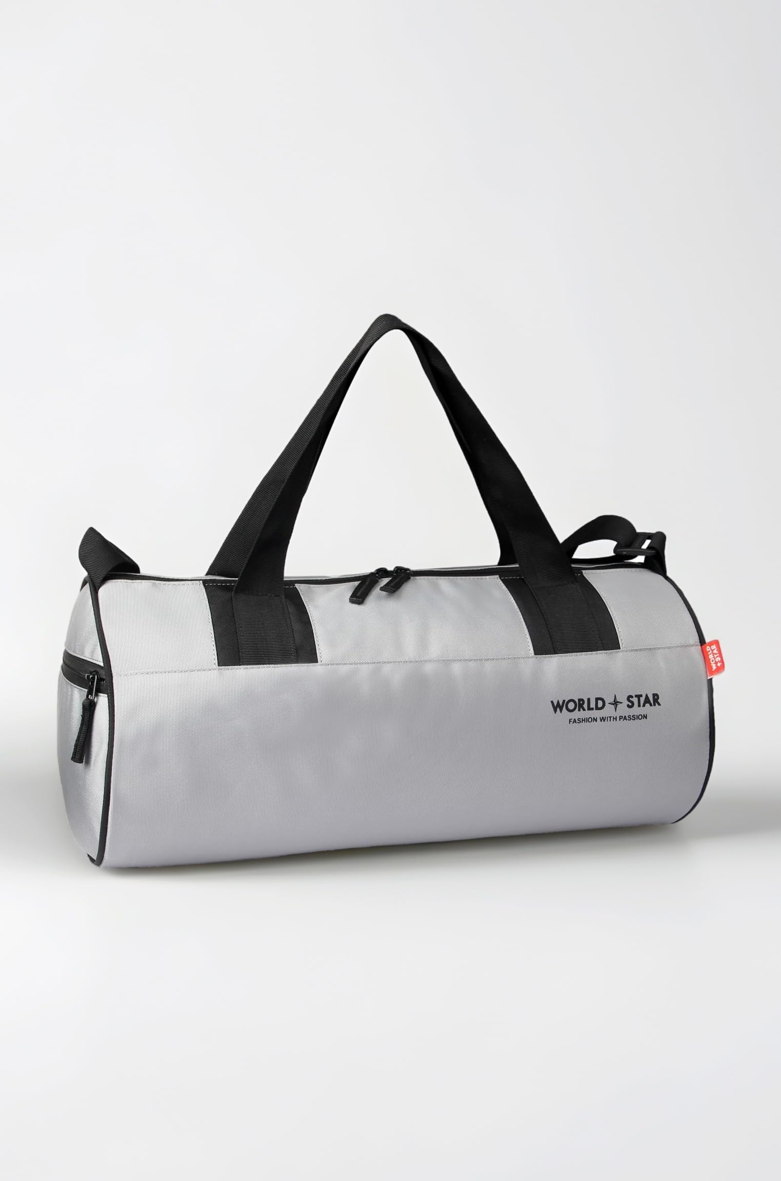 Duffel Without Wheels/Gym Bag for Men & Women with Separate Shoe Compartment | Grey | Addax Grey Gym Bag