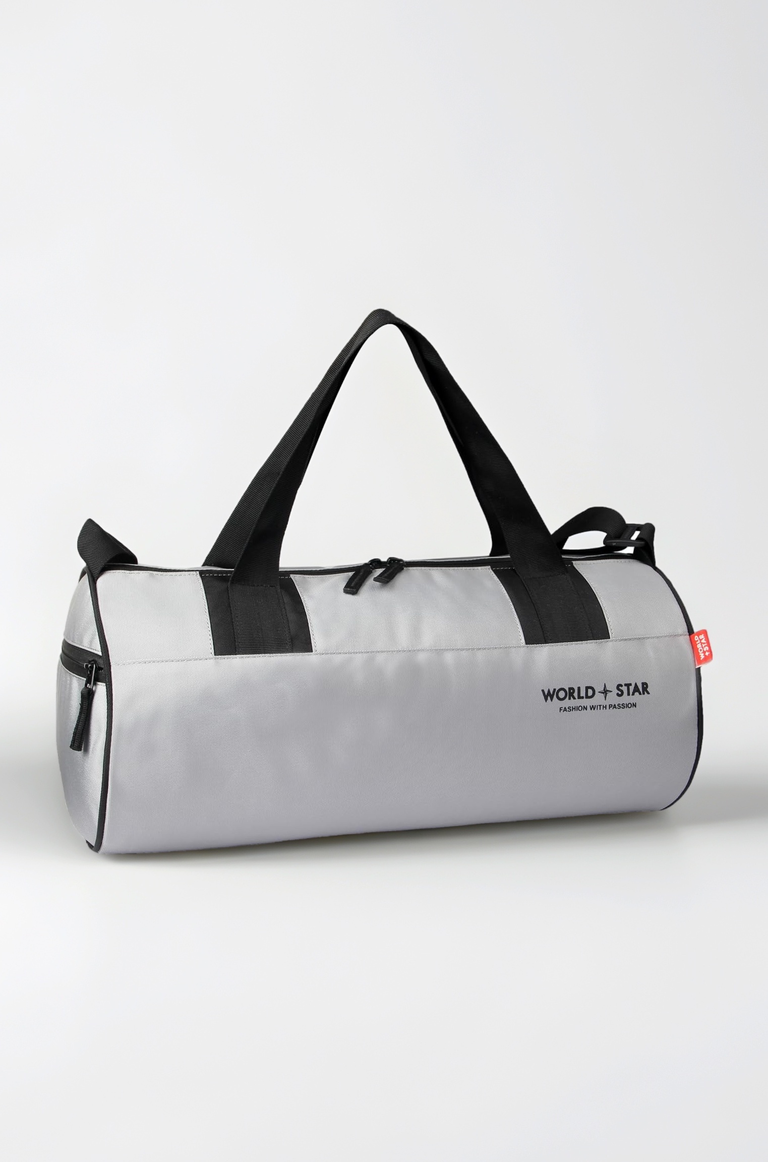 Duffel Without Wheels/Gym Bag for Men & Women with Separate Shoe Compartment | Grey | Addax Grey Gym Bag