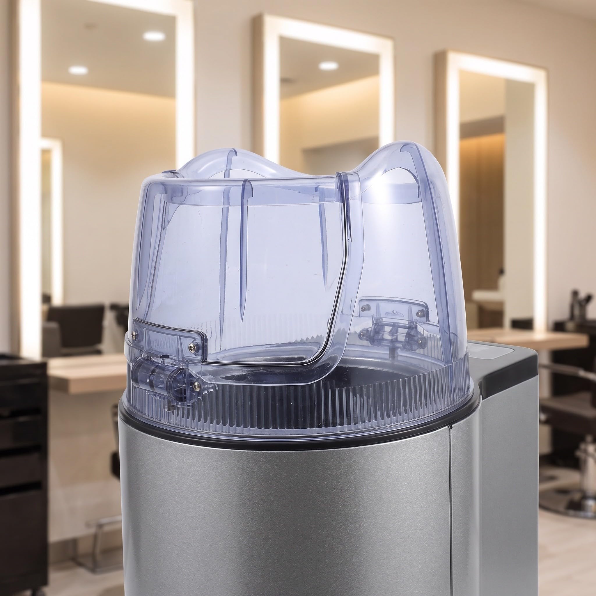 Operitacx Coperchio per Casco Termico Chioma, Plastico Blu, Uso Salone