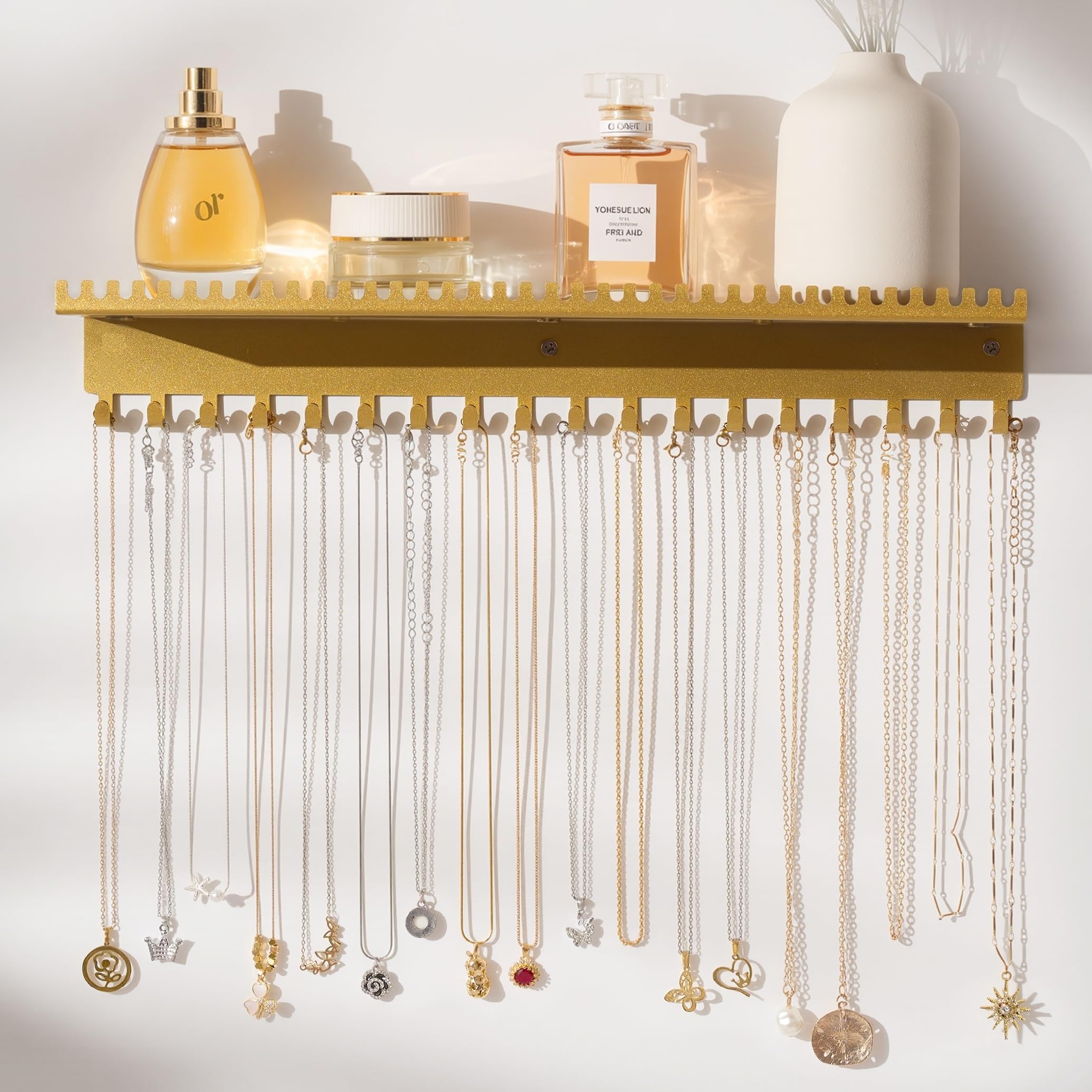 Amazon.com: Josmimic Necklace Holder Wall Hanging Organizer: Wall