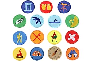 Adhesive or Iron-On Boy Scout Badges