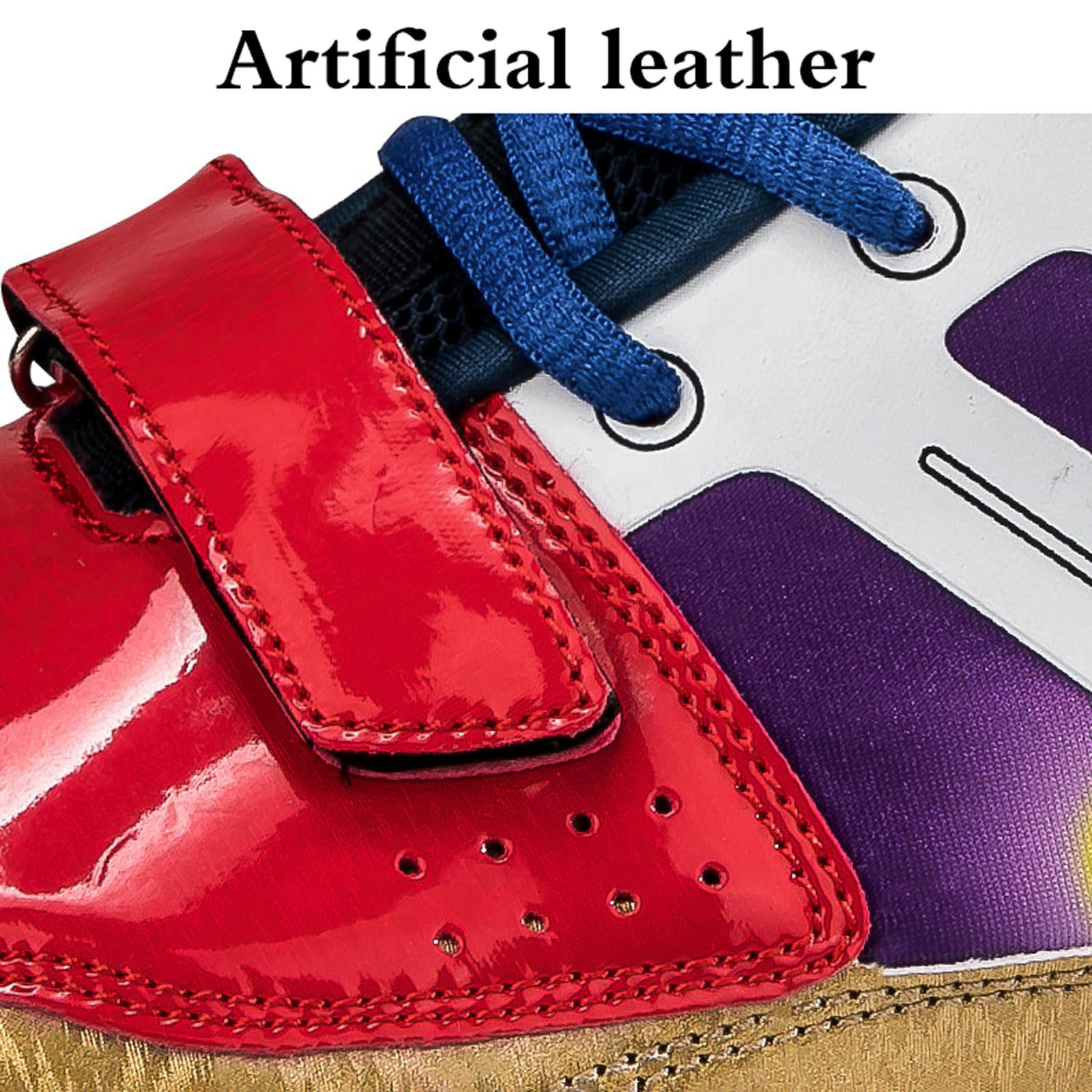 Zapatos De Boxeo De CañA Alta,Botas De Lucha,Zapatos De Lucha,Wrestling Botas,Calzado De Boxeo,Zapato Luchador,Antideslizante,Resistente Al Desgaste,para Combate,Wrestling,Fitness