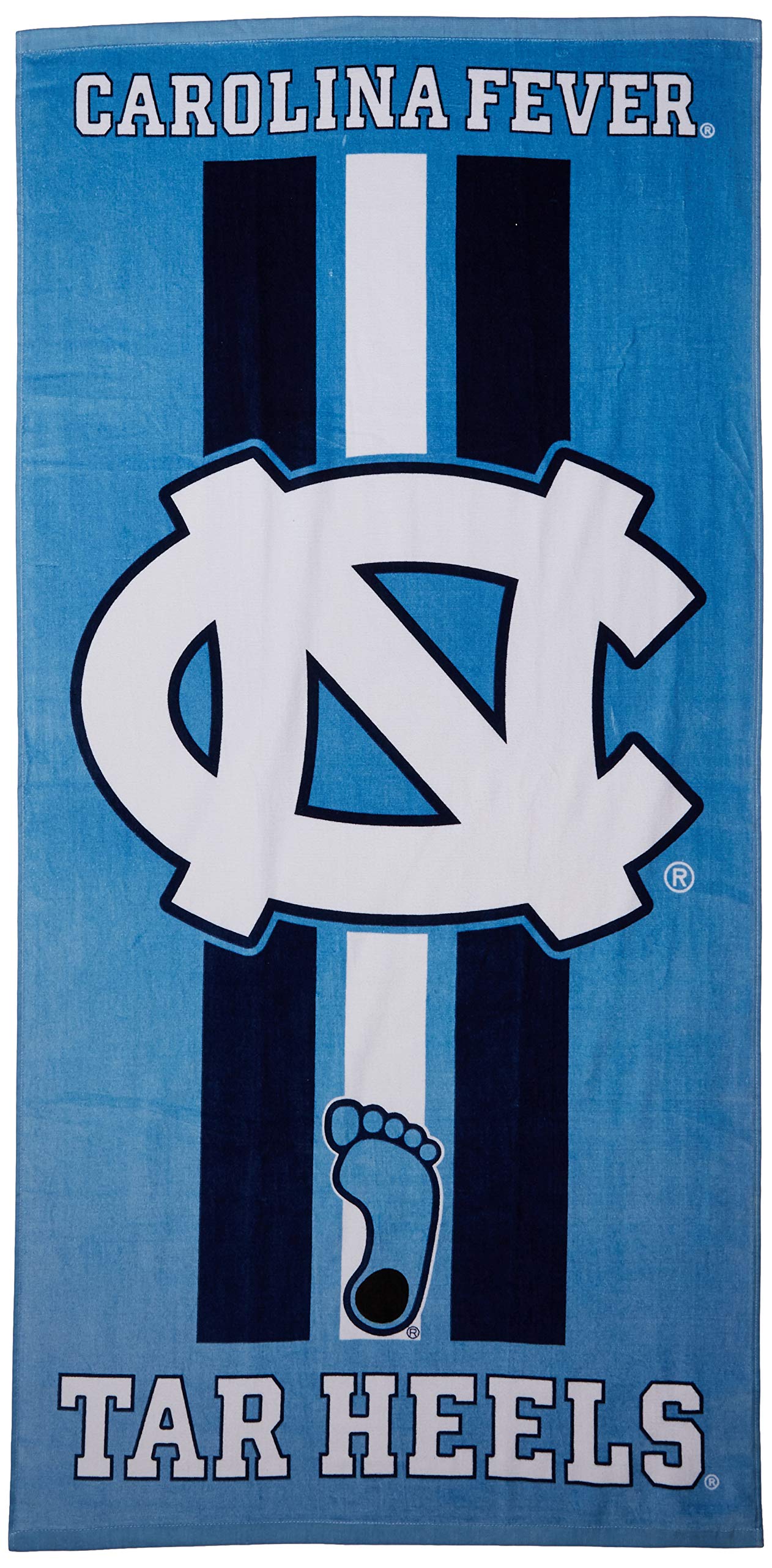 Wincraft NCAA North Carolina Tar Heels Beach Towel, Team Color, One Size