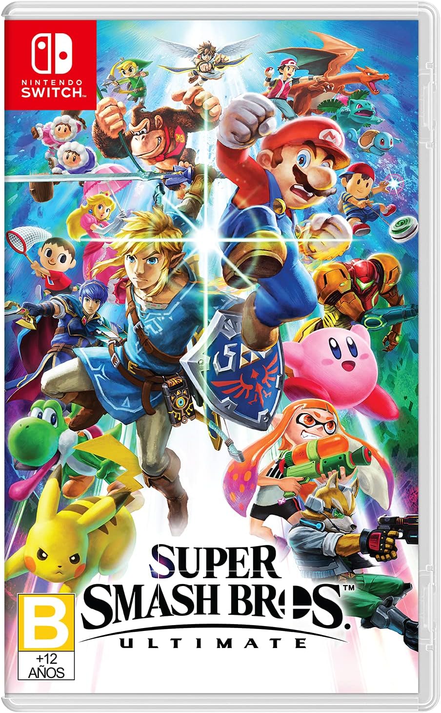 Nintendo Switch 4 items Bundle:Nintendo Switch 32GB Console Neon Red and Blue Joy-con,64GB Micro SD Memory Card and an Extra Nintendo Switch Pro Wireless Controller,Super Bomberman R