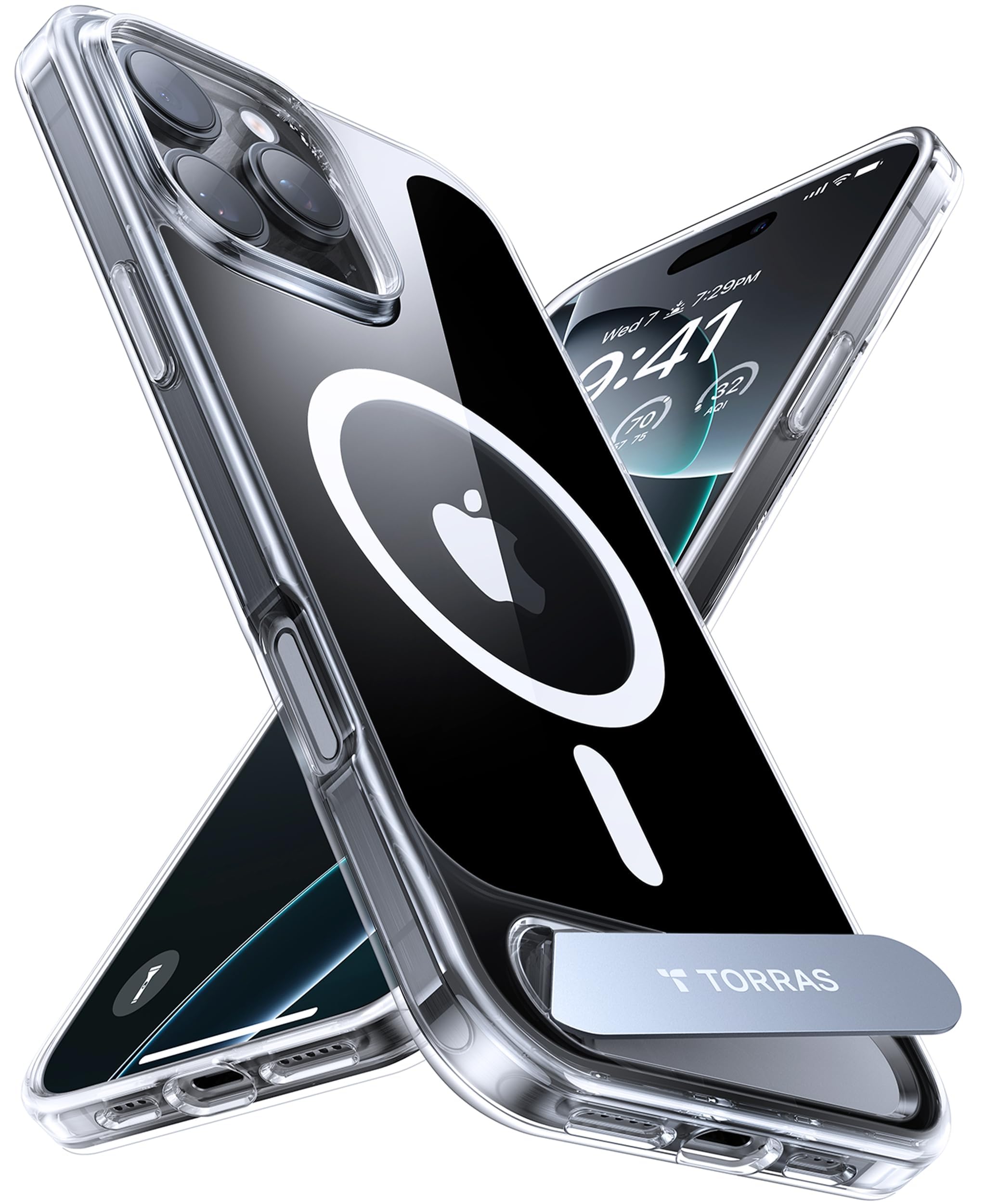 Coque iPhone 16 Pro avec support pour protéger la caméra et éviter les chutes - 7