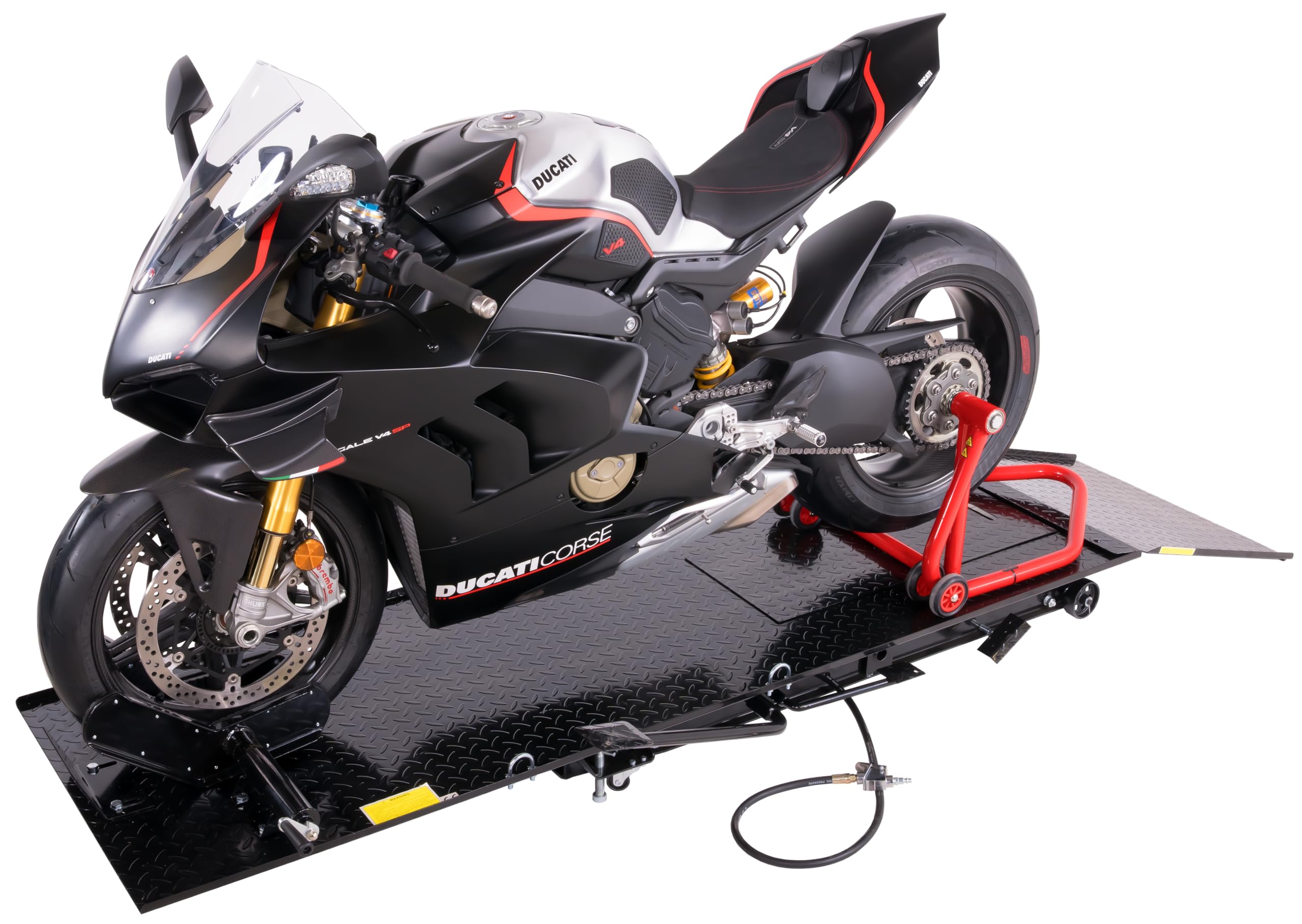 Plataforma elevadora de 450 kg para motocicleta, paralelo, elevador de motocicleta, hidráulico, elevador de motocicleta, paralelogramo, plataforma de trabajo, soporte de montaje
