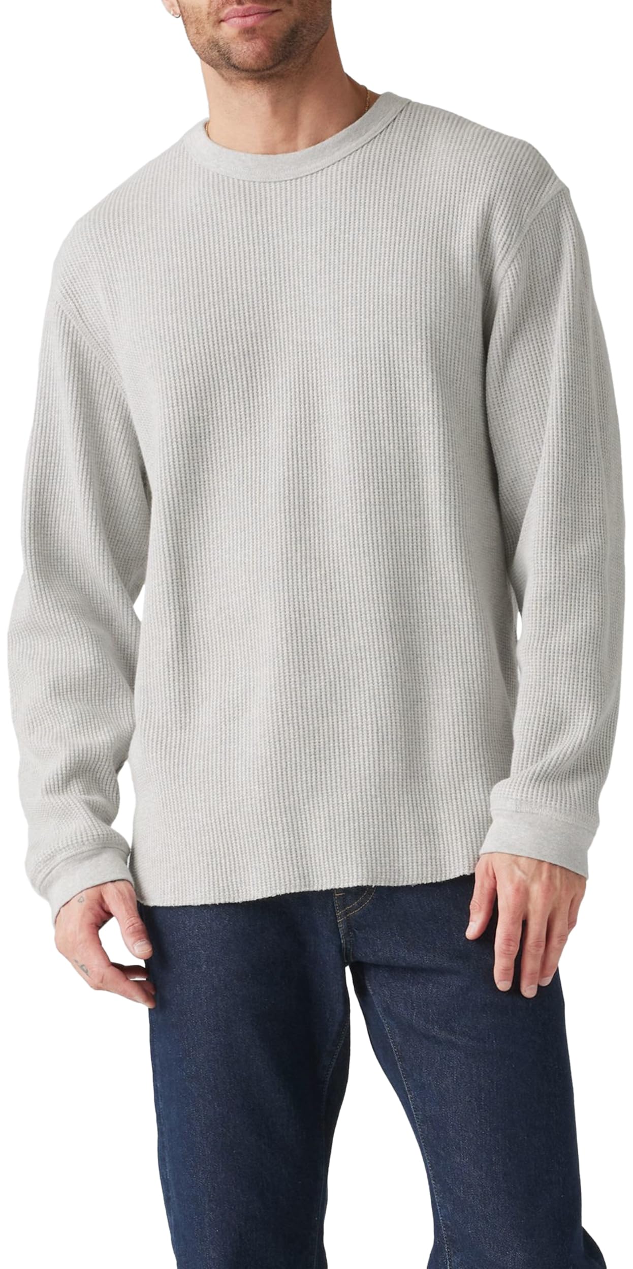 Levi's Men's Non Graphic Tee, Colour Light Mist Heather, Size XL, Light Mist Heather, XL