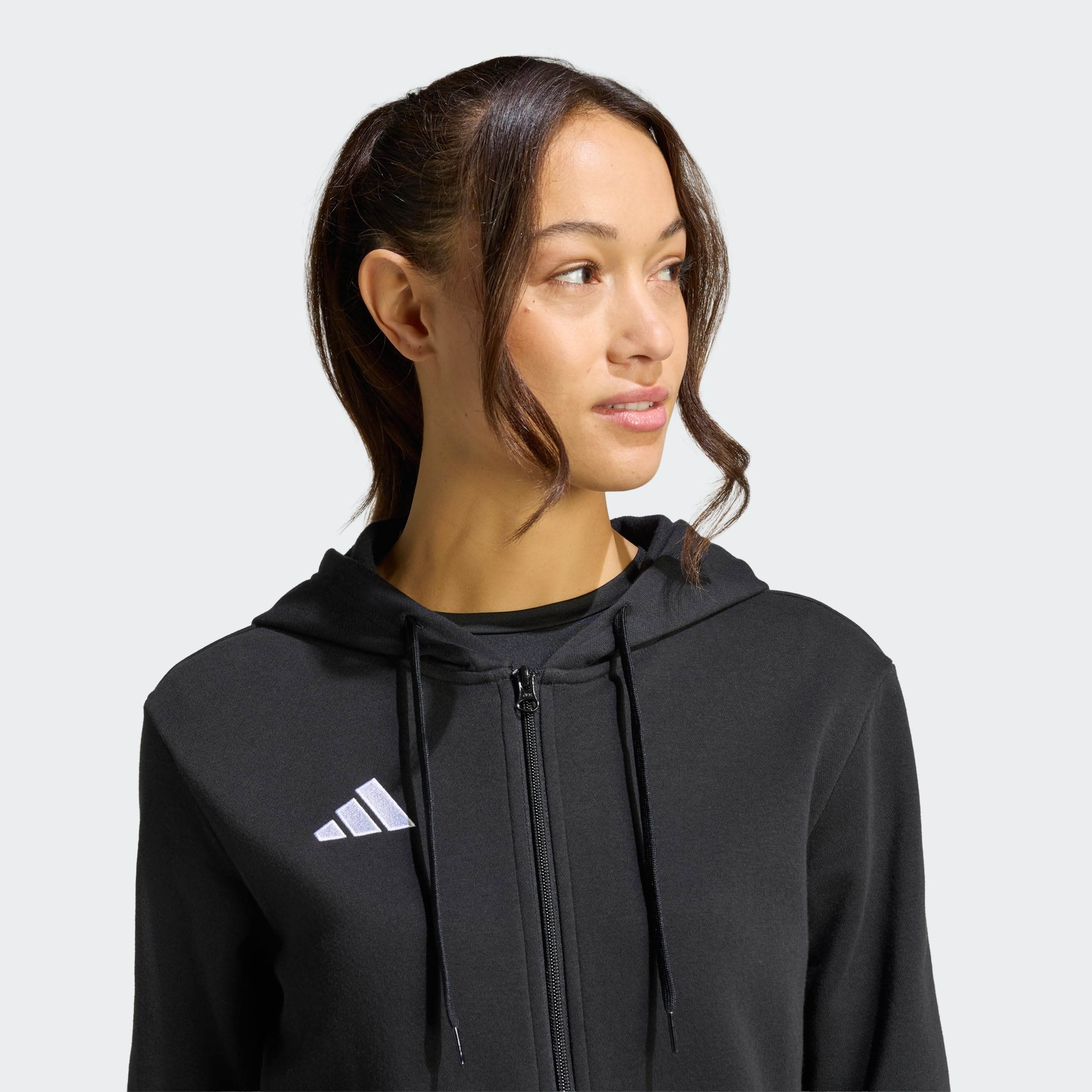 adidas Damska bluza z kapturem Entrada26 na zamek błyskawiczny (1 szt.)