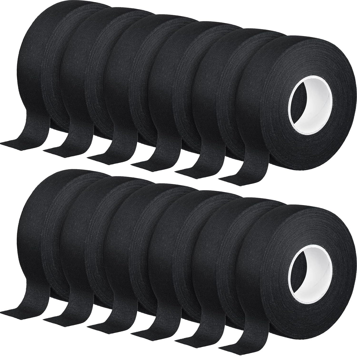 12 Roll Hockey Tape Multipurpose Cloth Tape, 1 Inch 21