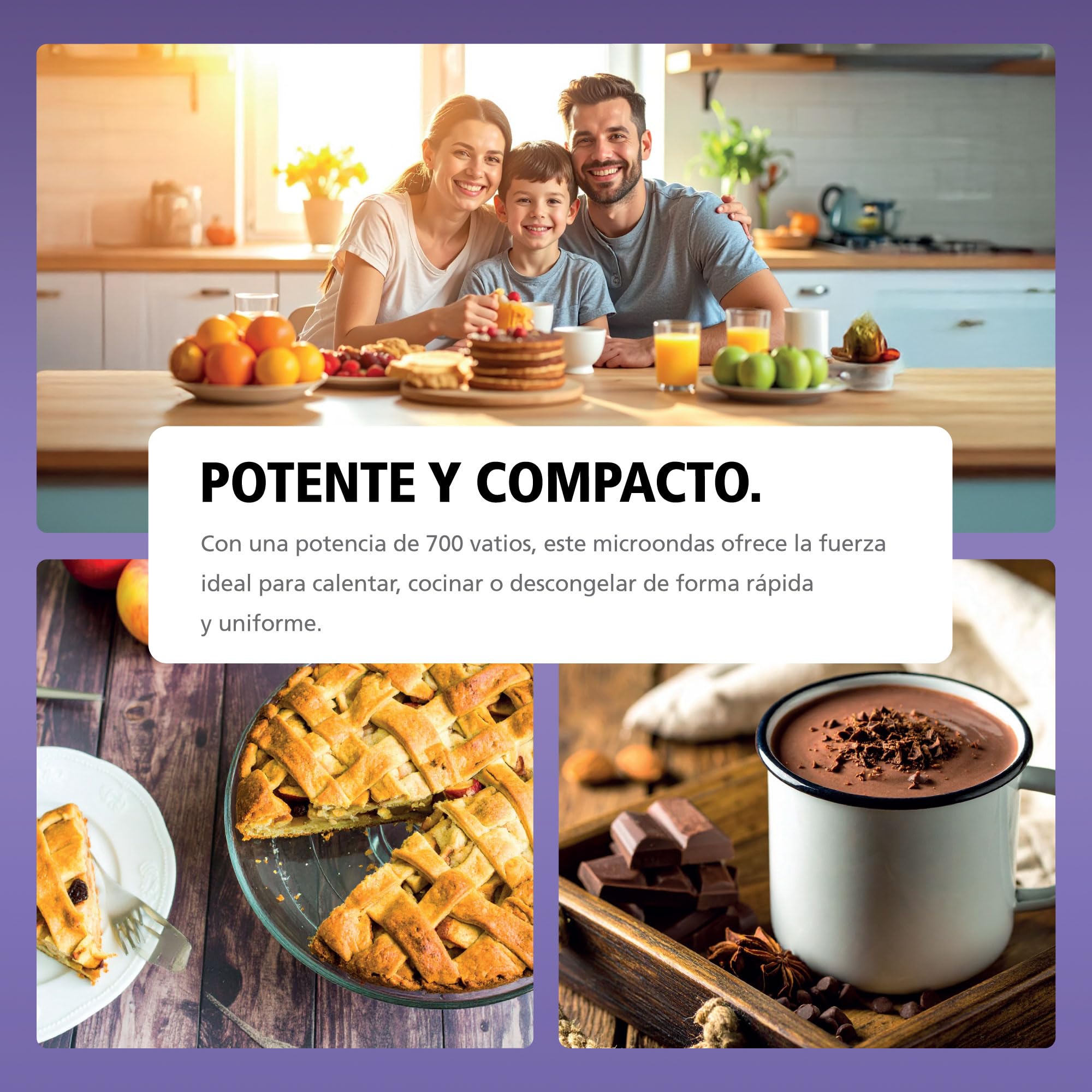 Microondas Brabantia con Función Grill, 20 Litros, Libre Instalación, 13 Programas Automáticos, 6 Niveles de Potencia, Temporizador Digital, Gran Capacidad, 700W, Negro, BBEK1145DG